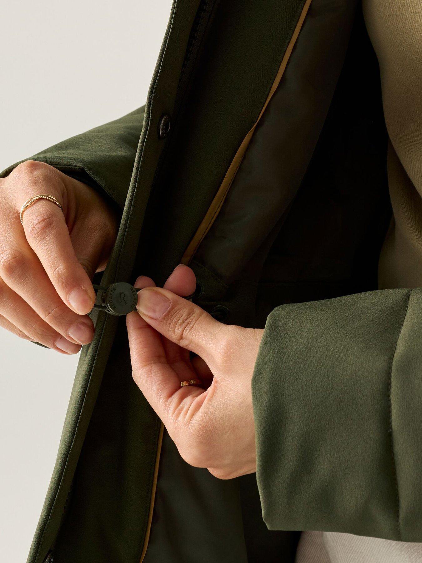 Image 6 of 7 of Regatta Womens Ramona Waterproof Insulated Jacket - Green