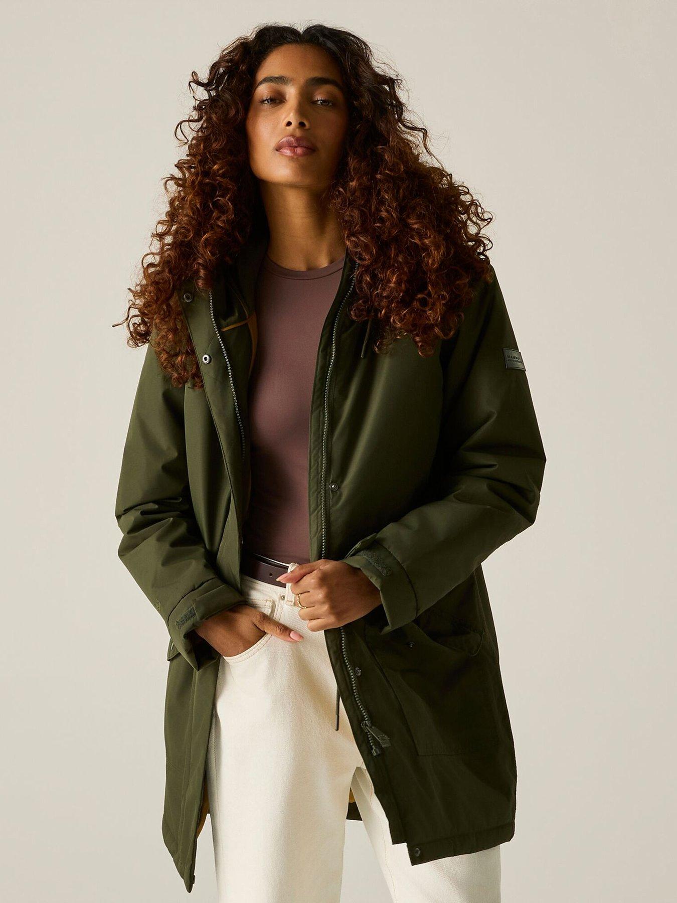 Image 1 of 7 of Regatta Womens Sophia Waterproof Insulated Parka Jacket - Green