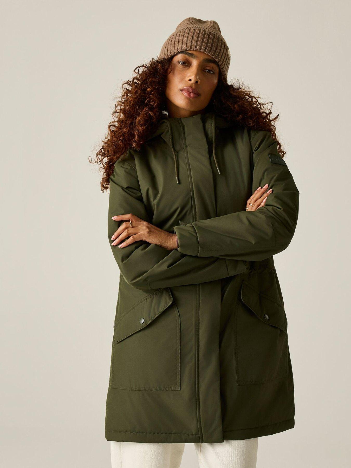 Image 2 of 7 of Regatta Womens Sophia Waterproof Insulated Parka Jacket - Green