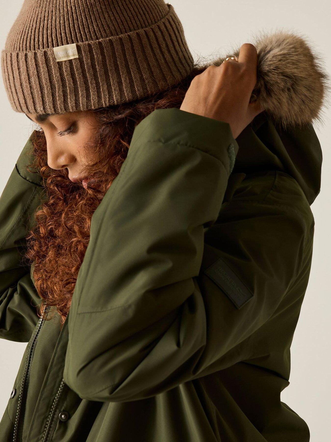 Image 6 of 7 of Regatta Womens Sophia Waterproof Insulated Parka Jacket - Green