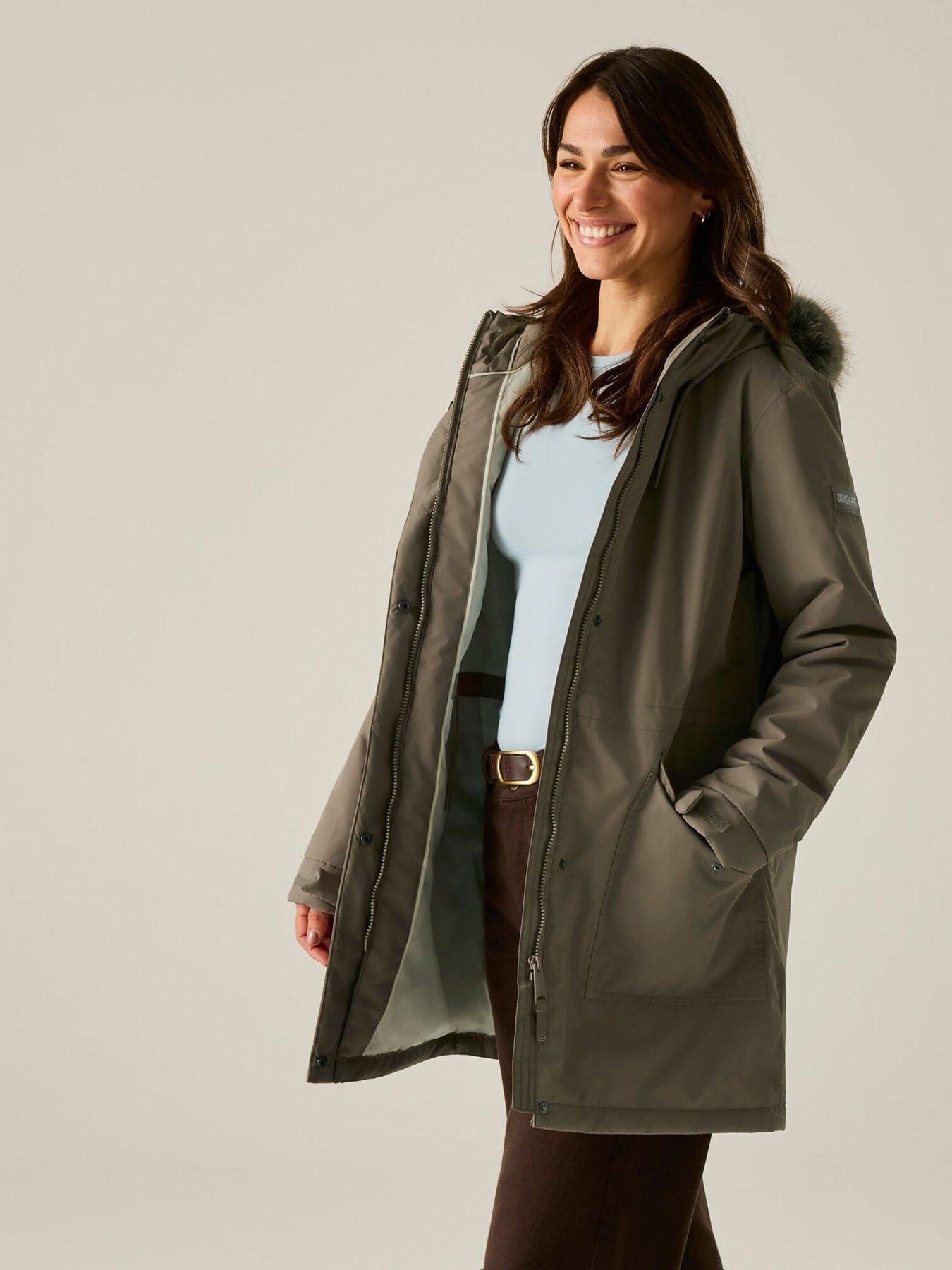 Regatta Women's Sophia Waterproof Jacket Brown Size 8 - Image 5