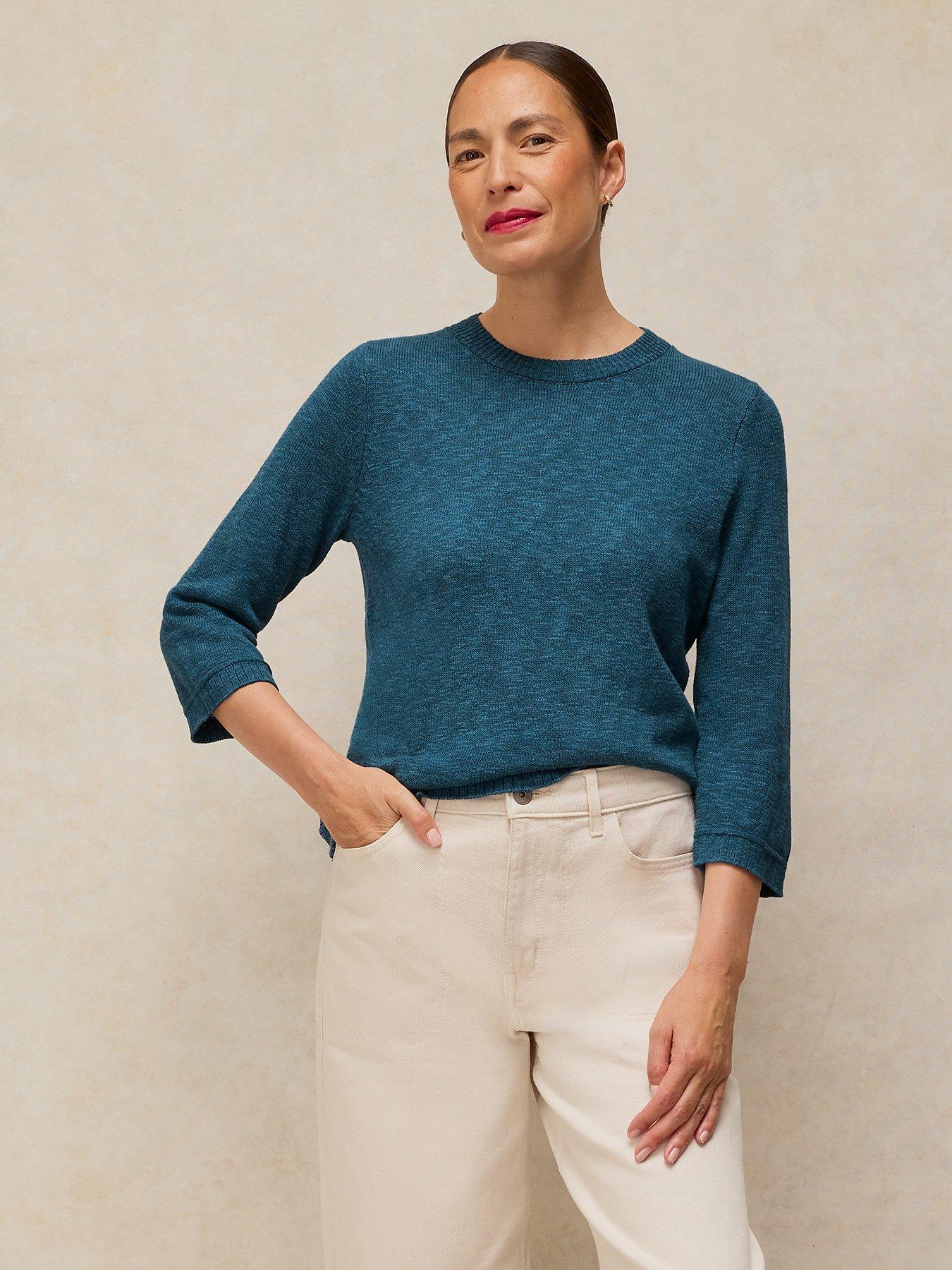 Image 1 of 6 of White Stuff Betsy Jumper - Blue