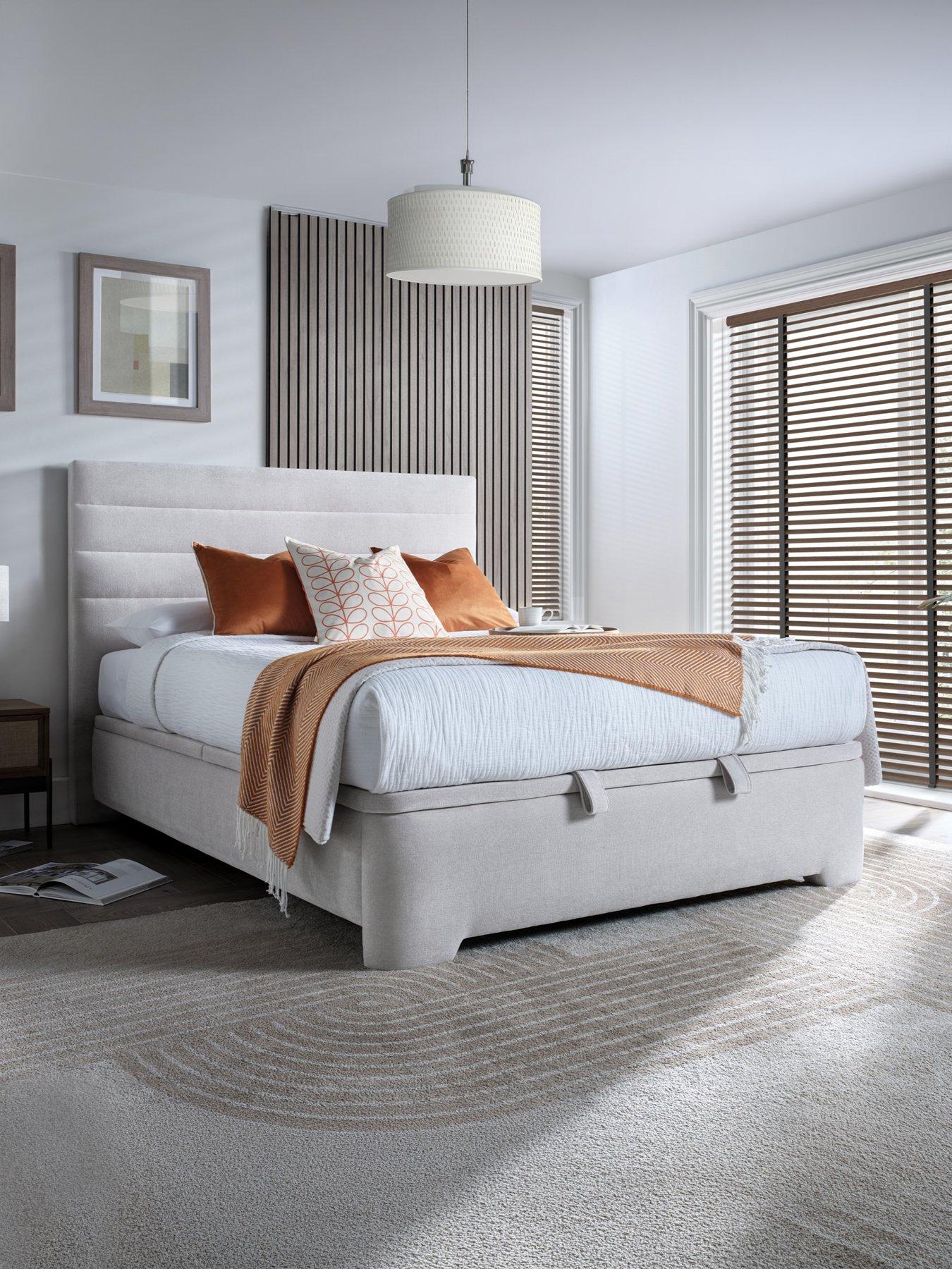 The Very Collection Sona End Lift Ottoman Storage Bed with Mattress Options (Buy  &  SAVE!)