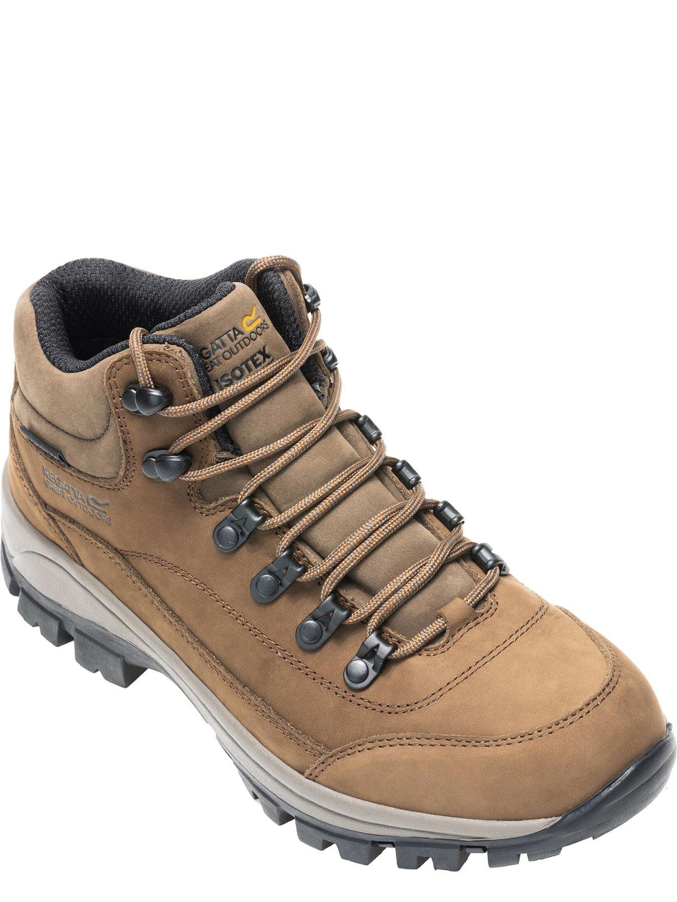 Image 4 of 7 of Regatta Womens Bayton Leather Mid Walking Boots- Brown