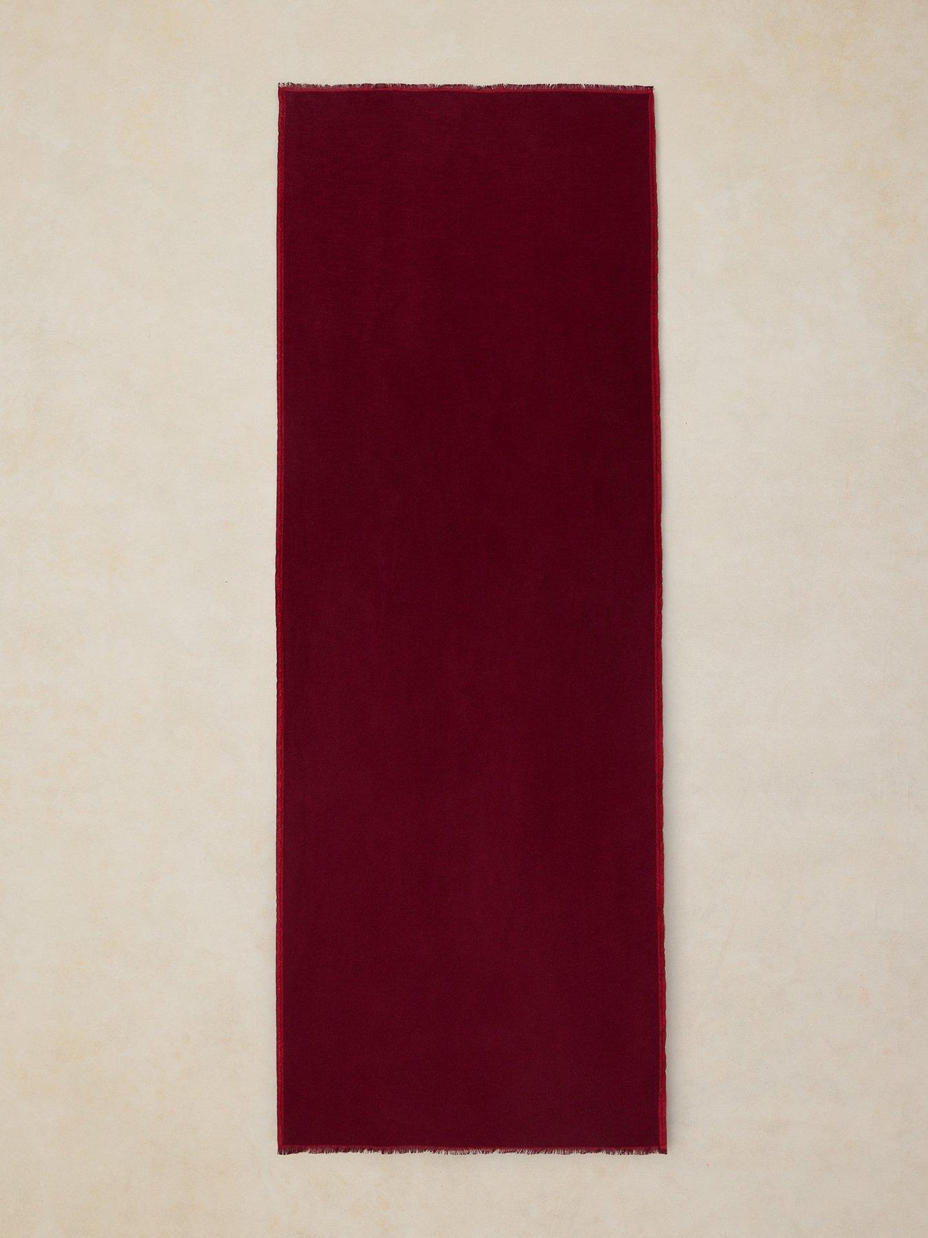 Image 2 of 4 of White Stuff Selma Midweight Scarf - Red
