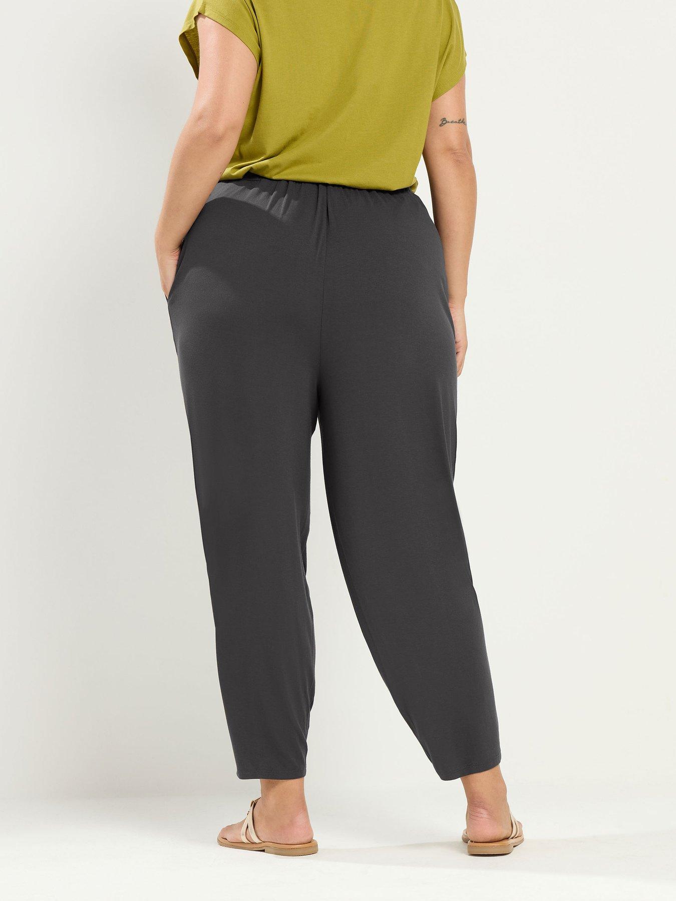 Image 2 of 4 of Yours Curve Harem Jogger - Grey