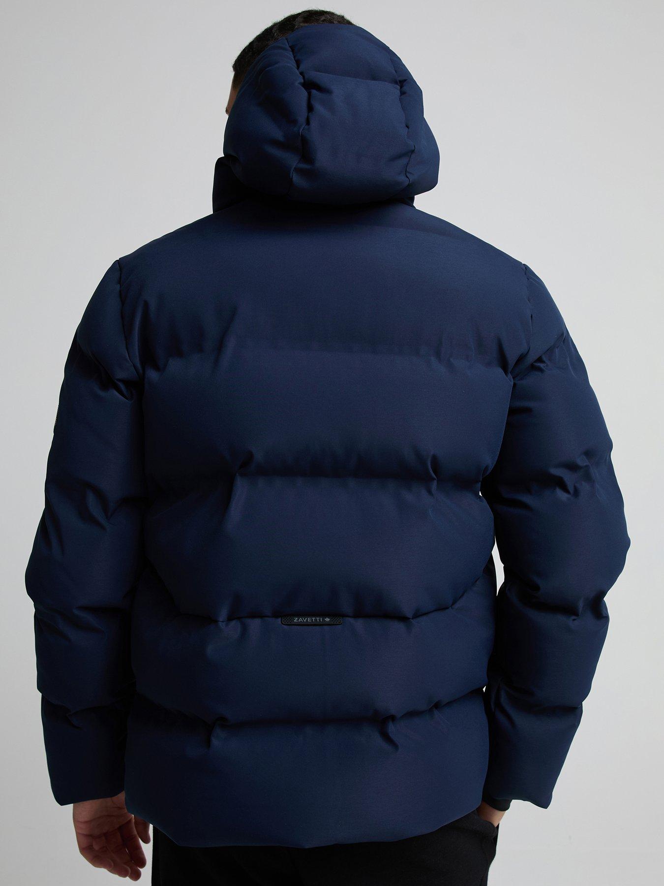Image 2 of 6 of Zavetti Canada Makelta Padded Parka Jacket - Dark Blue