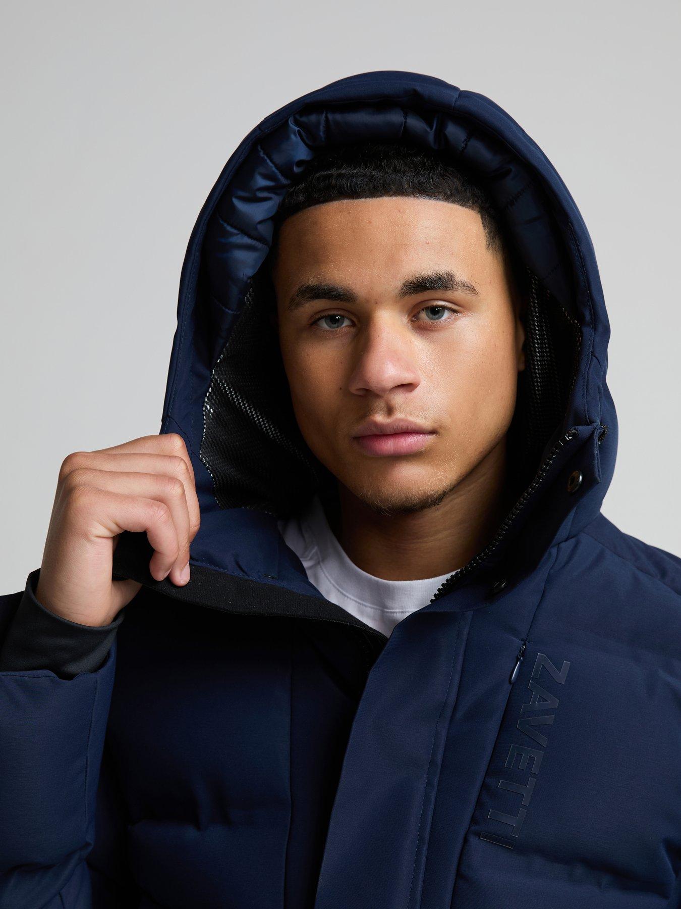 Image 5 of 6 of Zavetti Canada Makelta Padded Parka Jacket - Dark Blue