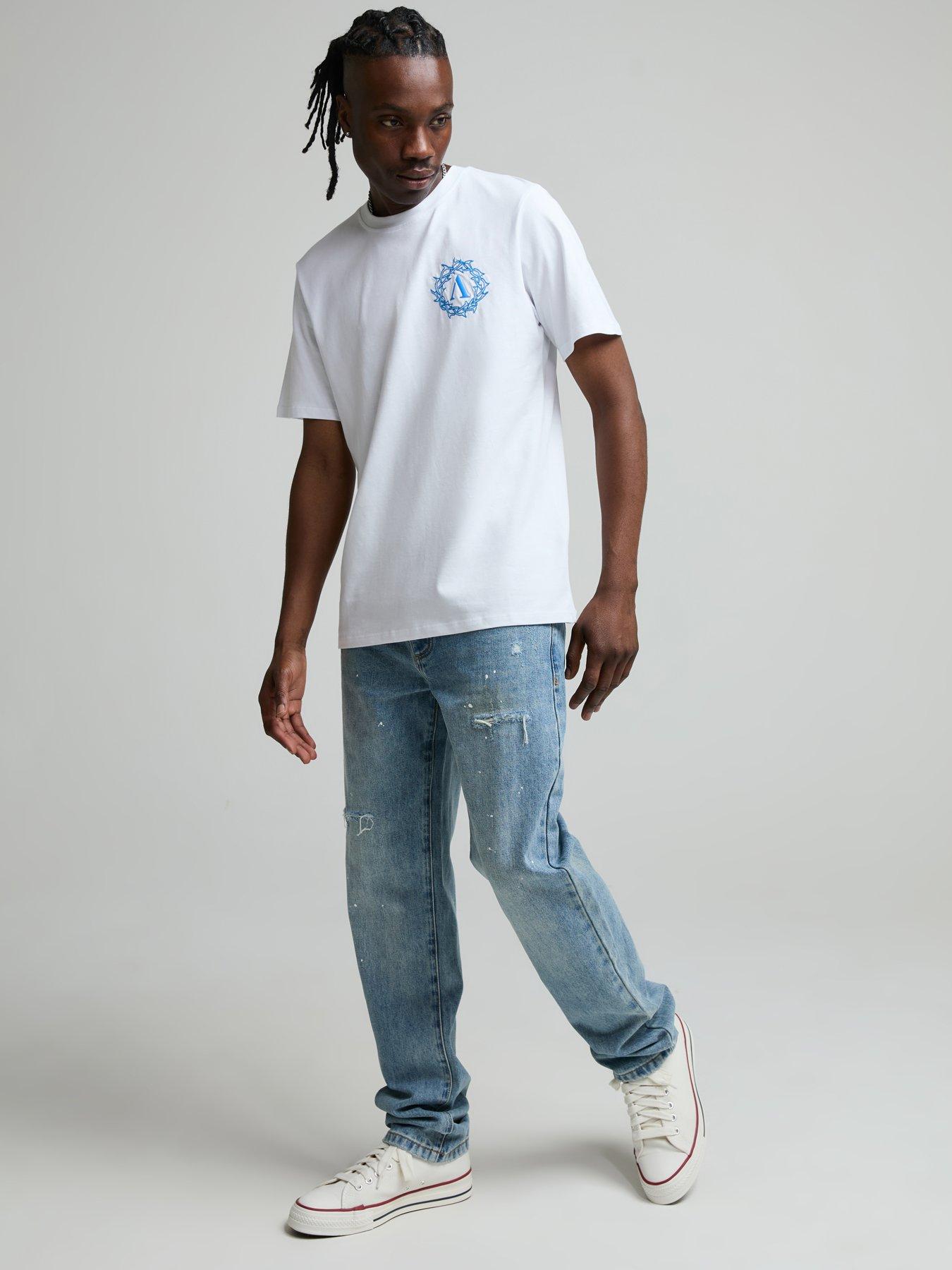 Image 3 of 6 of Alessandro Zavetti Alessandro Zavetti Cerchio Logo Short Sleeve T-Shirt - White