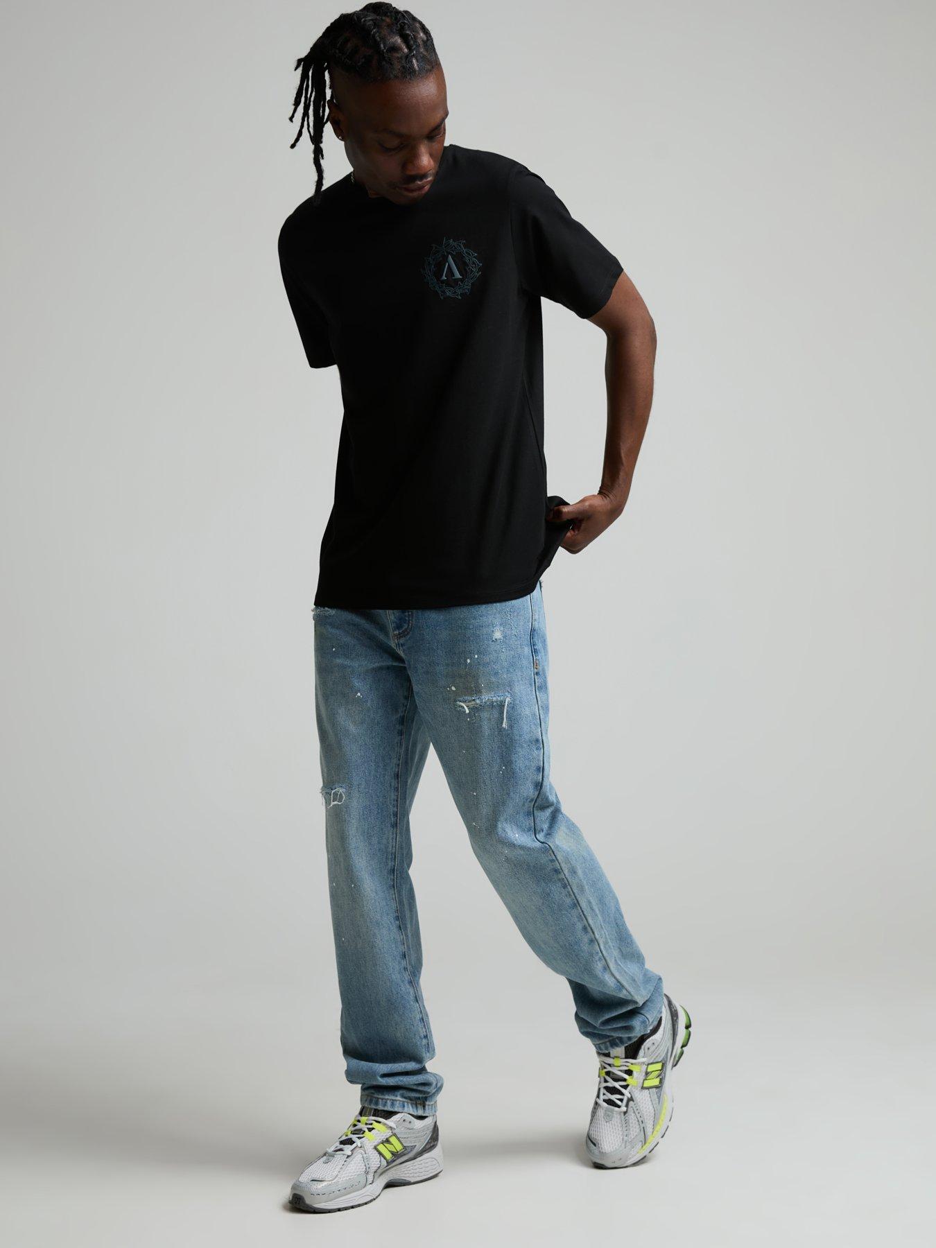 Image 3 of 6 of Alessandro Zavetti Alessandro Zavetti Cerchio Logo Short Sleeve T-Shirt - Black