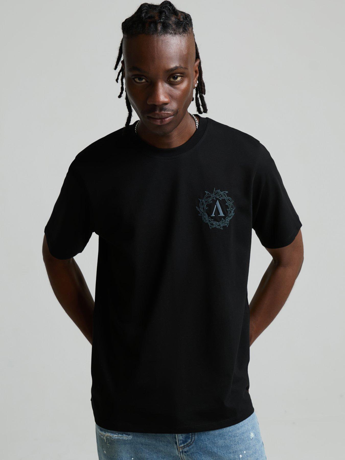 Image 6 of 6 of Alessandro Zavetti Alessandro Zavetti Cerchio Logo Short Sleeve T-Shirt - Black
