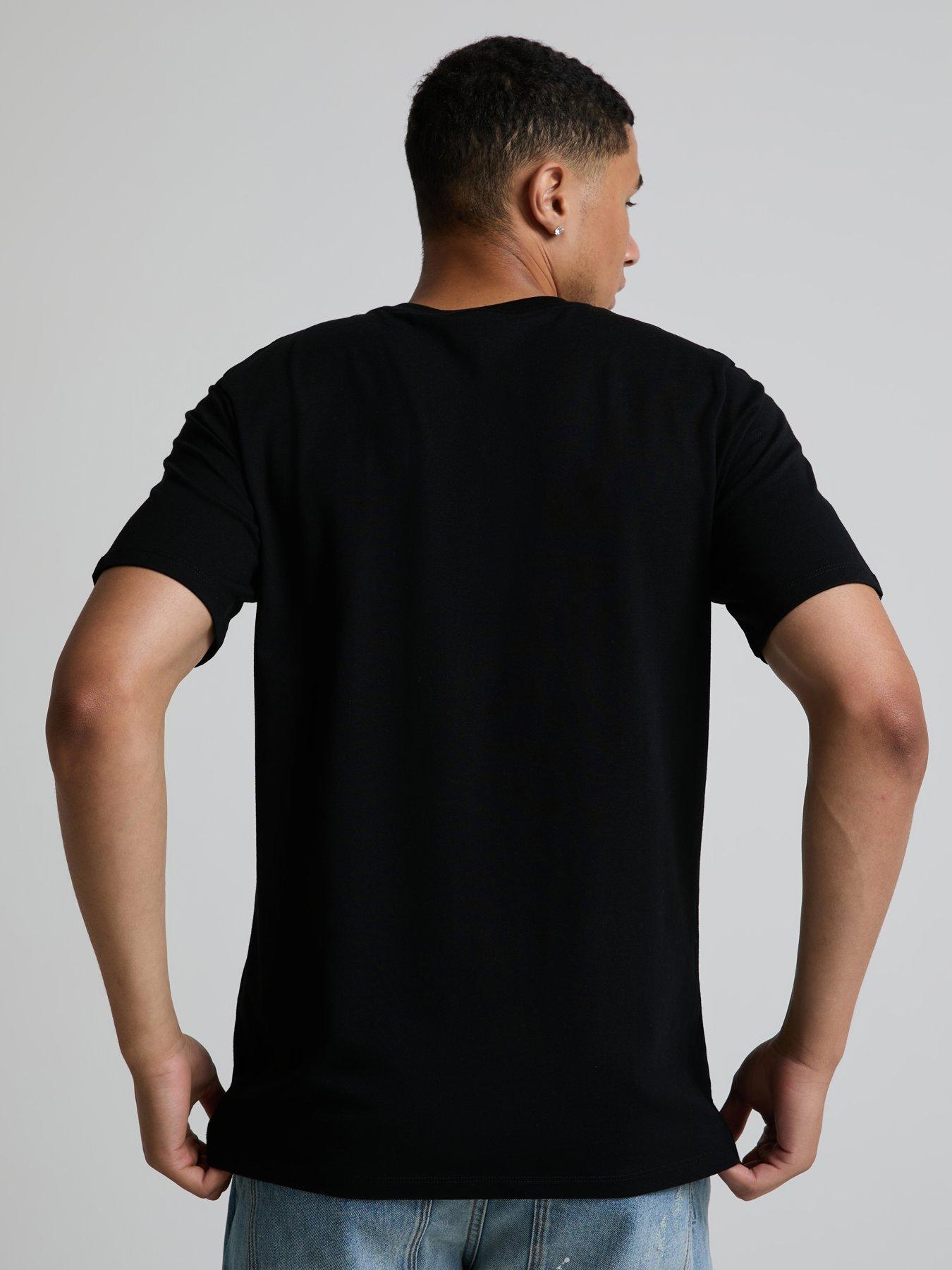 Image 2 of 5 of Alessandro Zavetti Alessandro Zavetti Fiero Short Sleeve Graphic Logo T-Shirt - Black/Multi