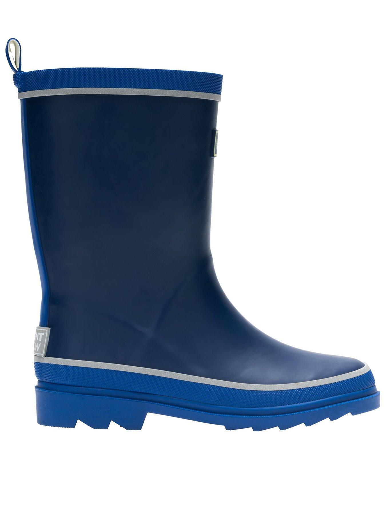 Regatta Kids Kids Foxfire Waterproof Wellington Boots - Aviator Blue/Ol - UK Junior - Image 5