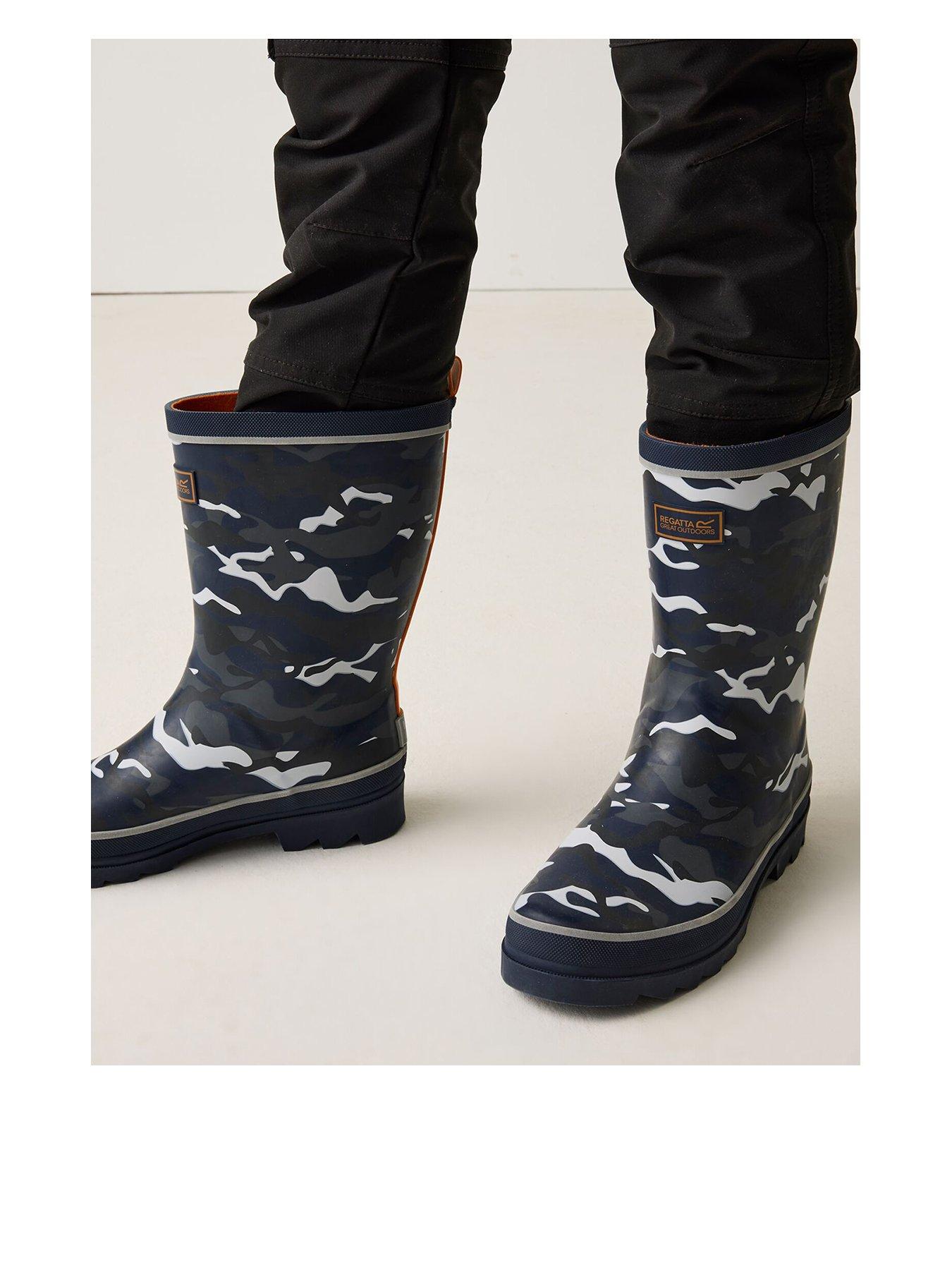 Regatta Kids Foxfire Jnr Wellies, Black, Size 10 Younger