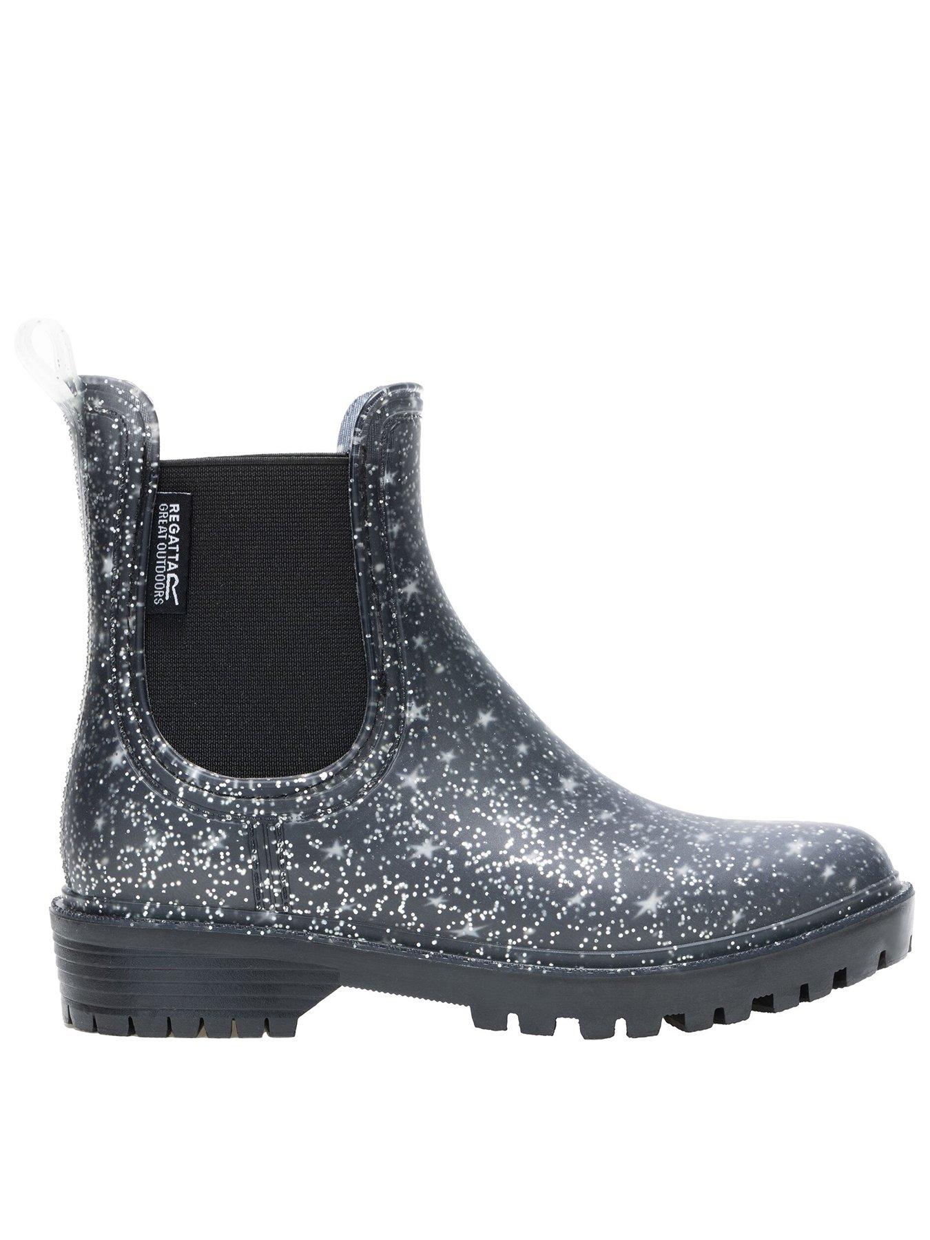 Regatta Kids’ Harriet Ii Wellingtons - Black UK Kids Size 1 - Image 3