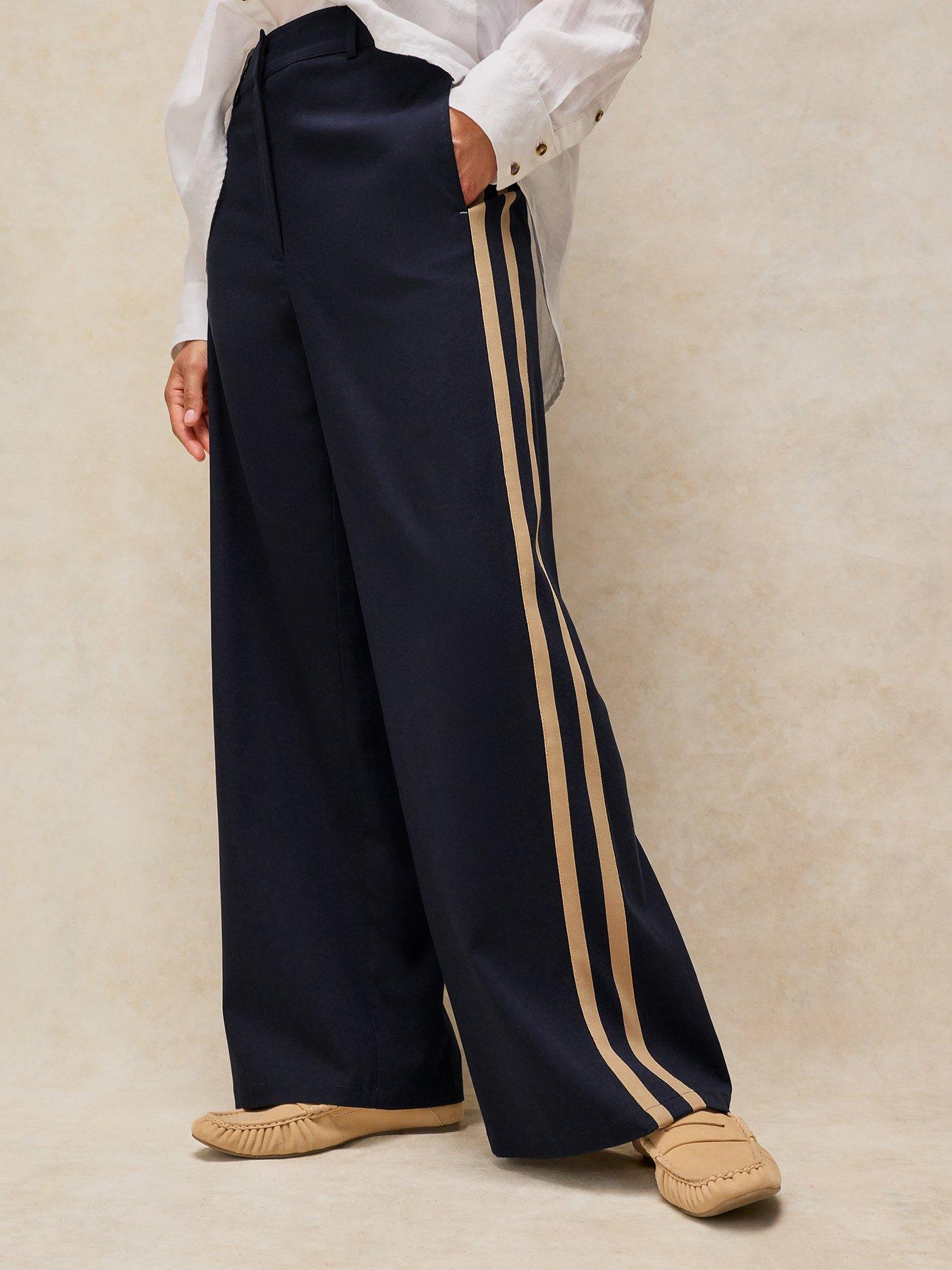 Image 1 of 6 of White Stuff Kenna Side Stripe Trouser