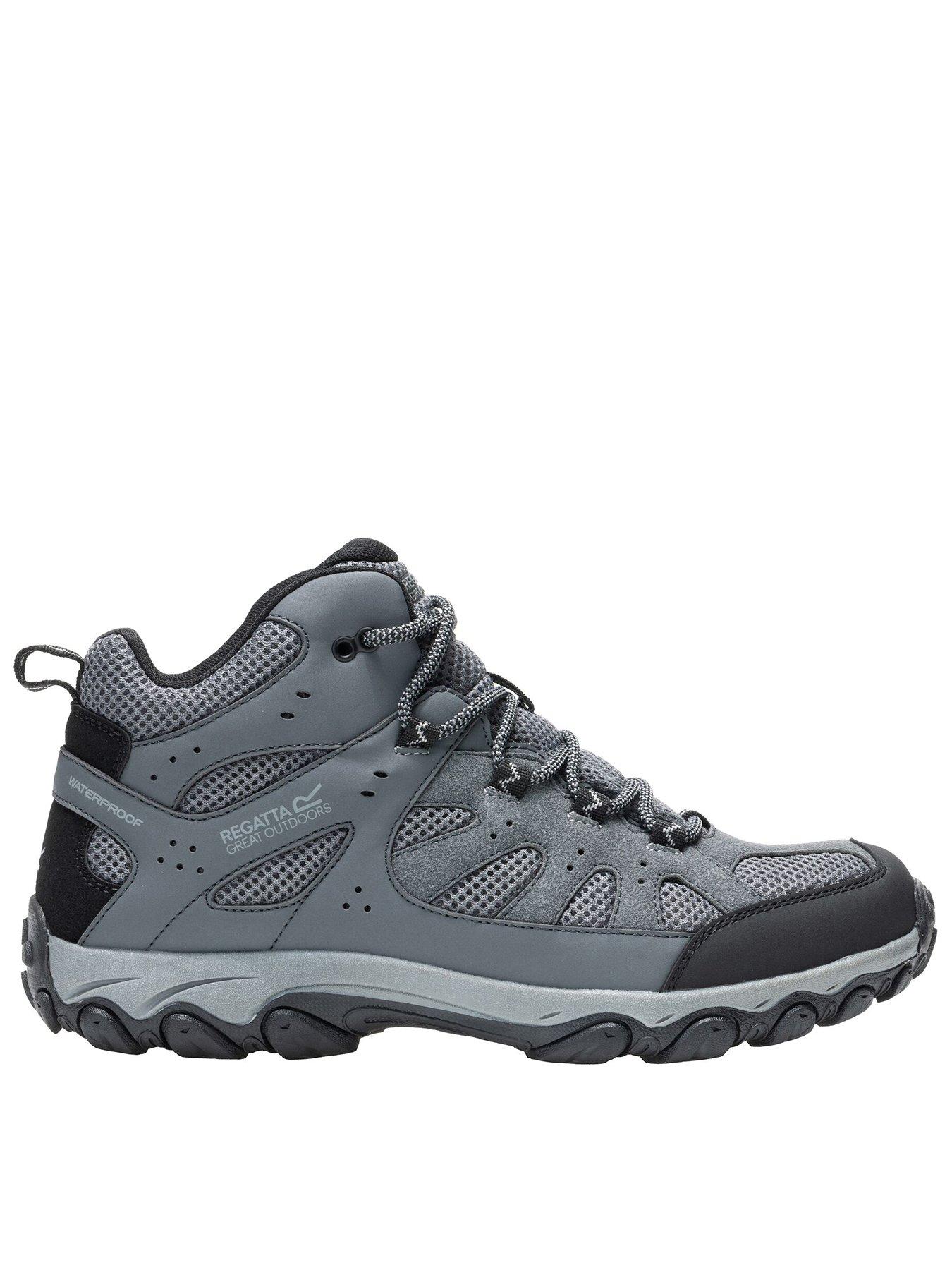 Regatta Mens Edgepoint Iv Mid Walking Boots, Grey, Size 10, Men