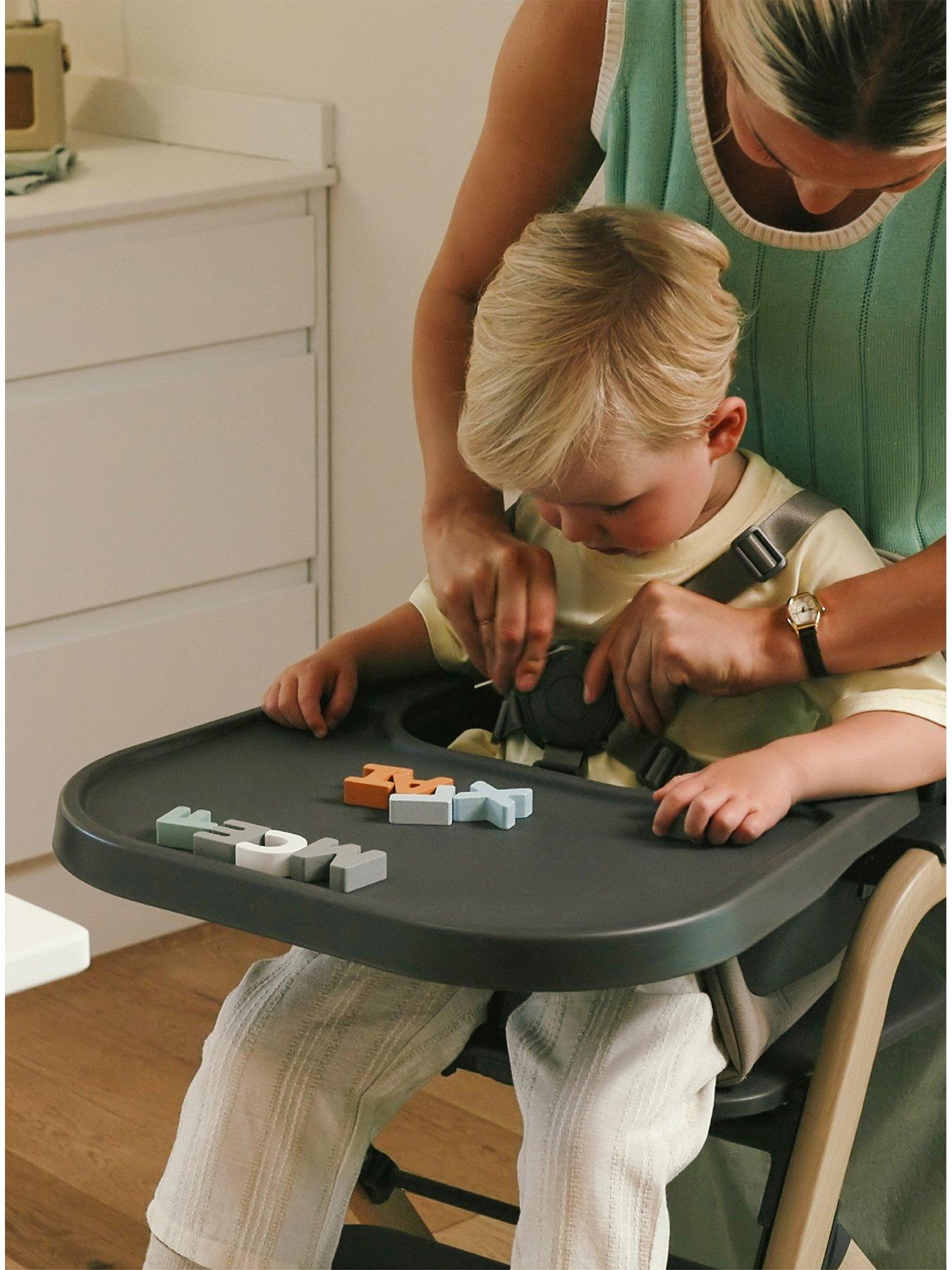 Image 1 of 8 of Silver Cross Nest and Nurture Highchair - Biscuit