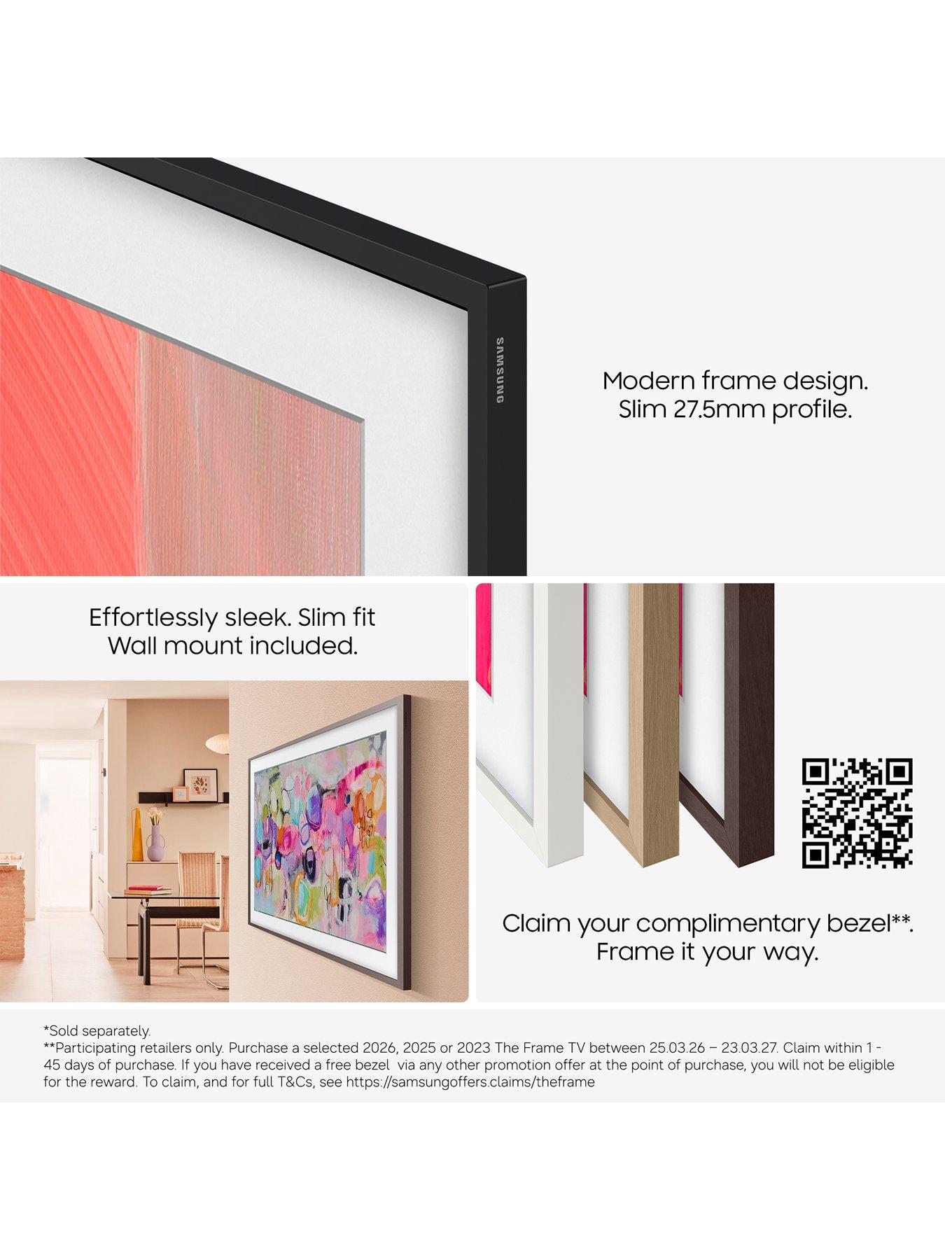 Image 4 of 8 of Samsung 43-inch The Frame QLED Vision AI Smart TV with&nbsp;Art Mode &amp; Wall Mount - QE43LS03HEUXXU