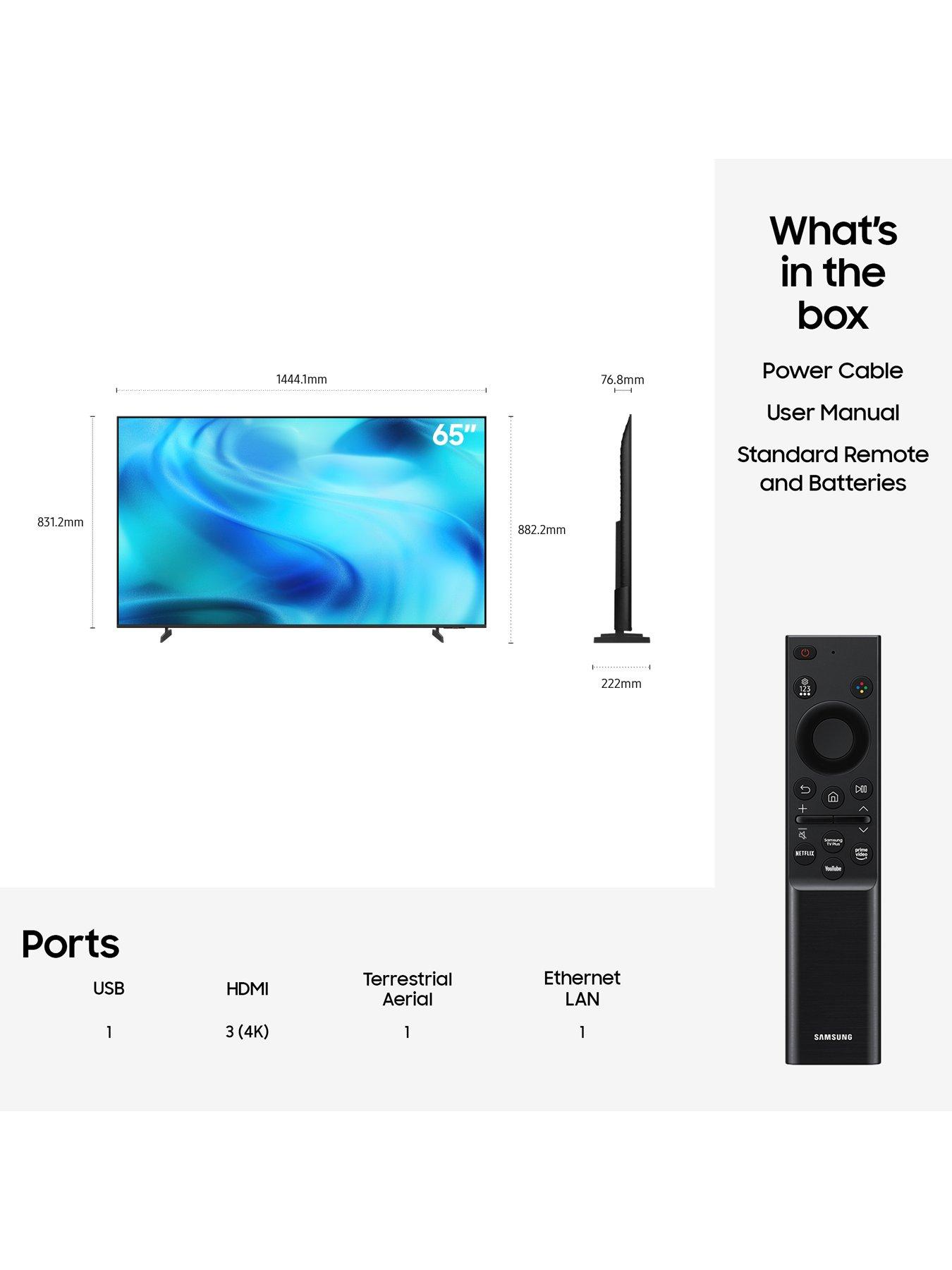 Image 7 of 8 of Samsung 65-inch&nbsp;Crystal UHD U8000H 4K Vision AI Smart TV - UE65U8000HKXXU