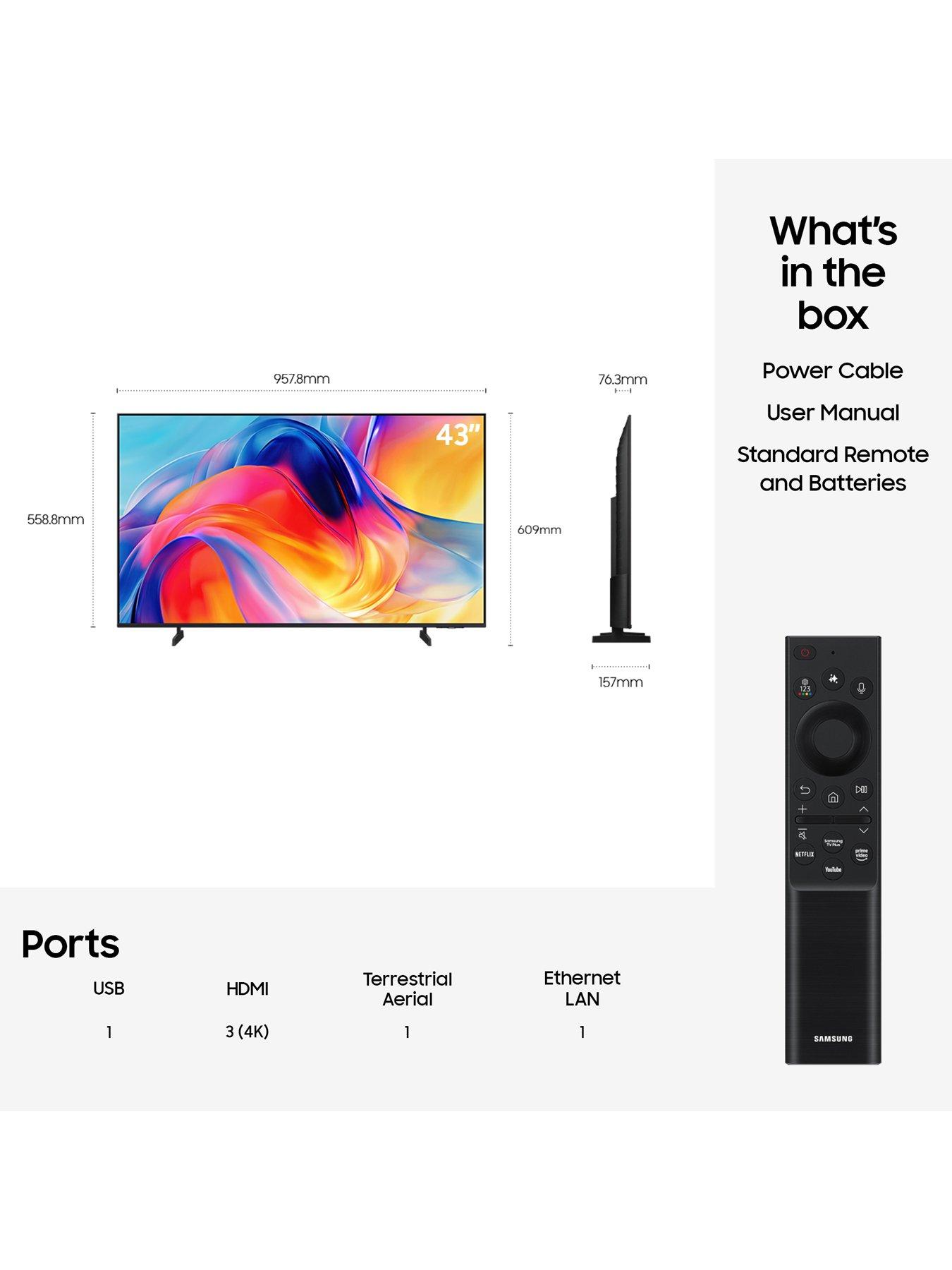 Image 7 of 8 of Samsung 43-inch Mini LED M70H 4K Vision AI Smart TV - UE43M70HAKXXU