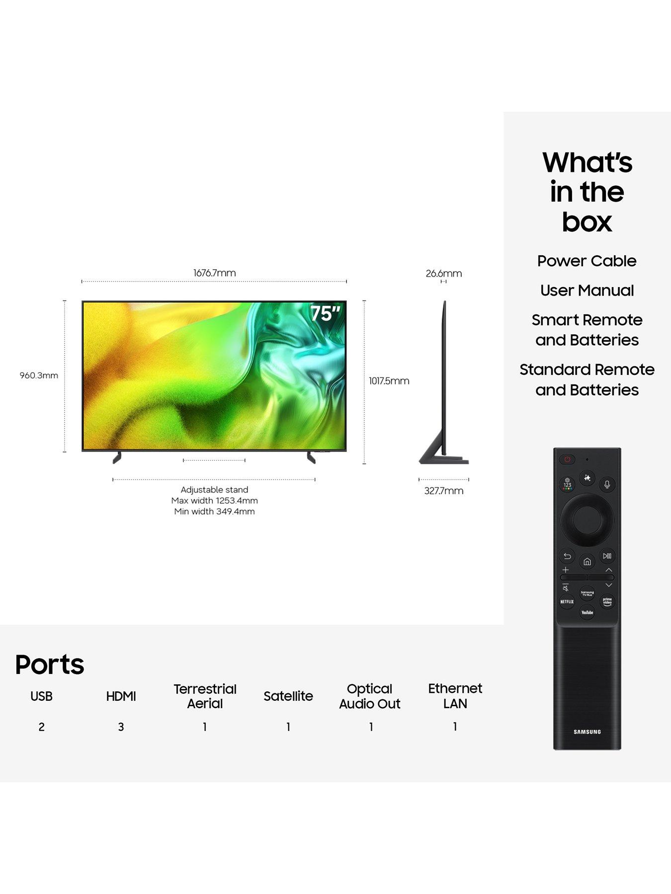 Image 5 of 6 of Samsung 75-inch Neo QLED QN1EH 4K Vision AI Smart TV - QE75QN1EHAUXXU