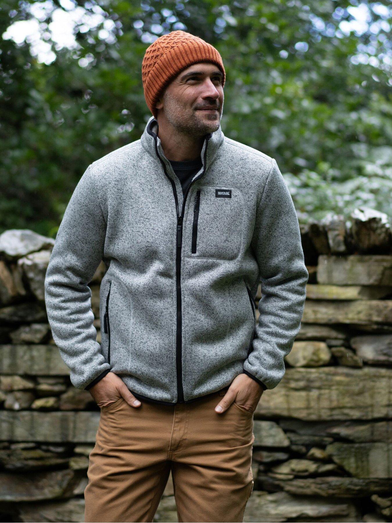 Image 1 of 7 of Regatta Mens Barlee Full Zip Zip Pocket Fleece Jacket - Silver Grey
