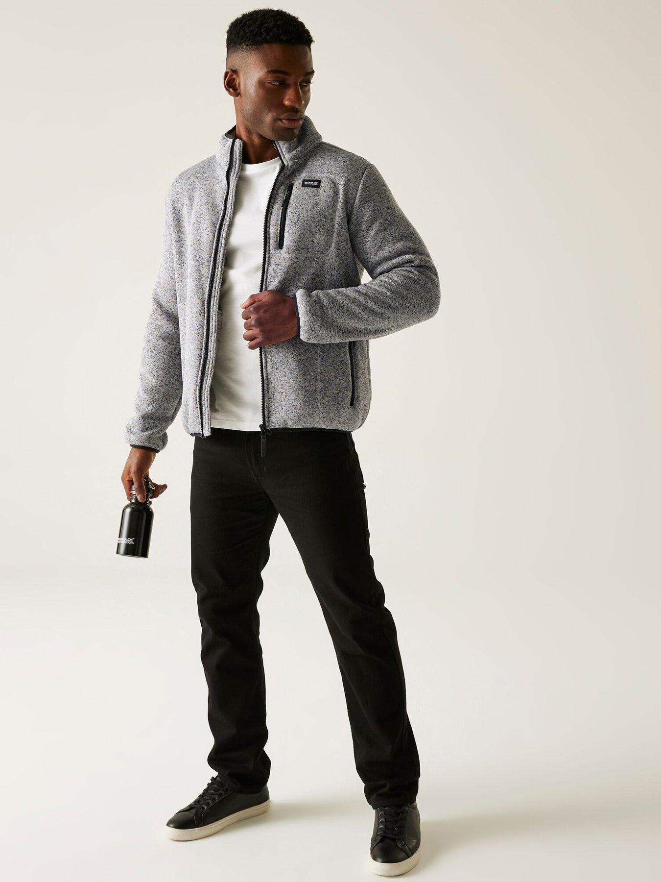Image 3 of 7 of Regatta Mens Barlee Full Zip Zip Pocket Fleece Jacket - Silver Grey