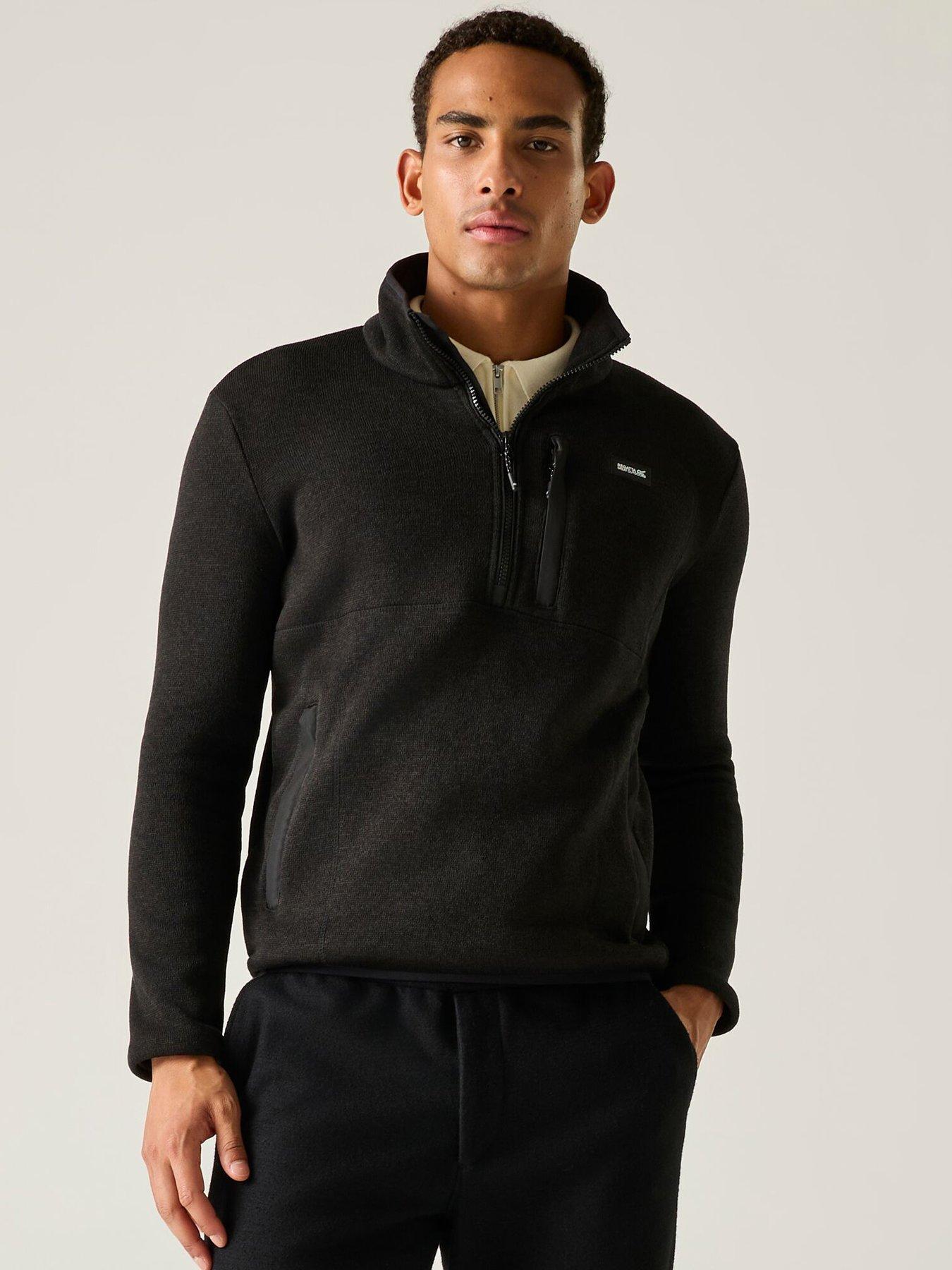 Regatta Men's Black Barlee Half Zip Insulated Fleece In | : Medium - Image 4