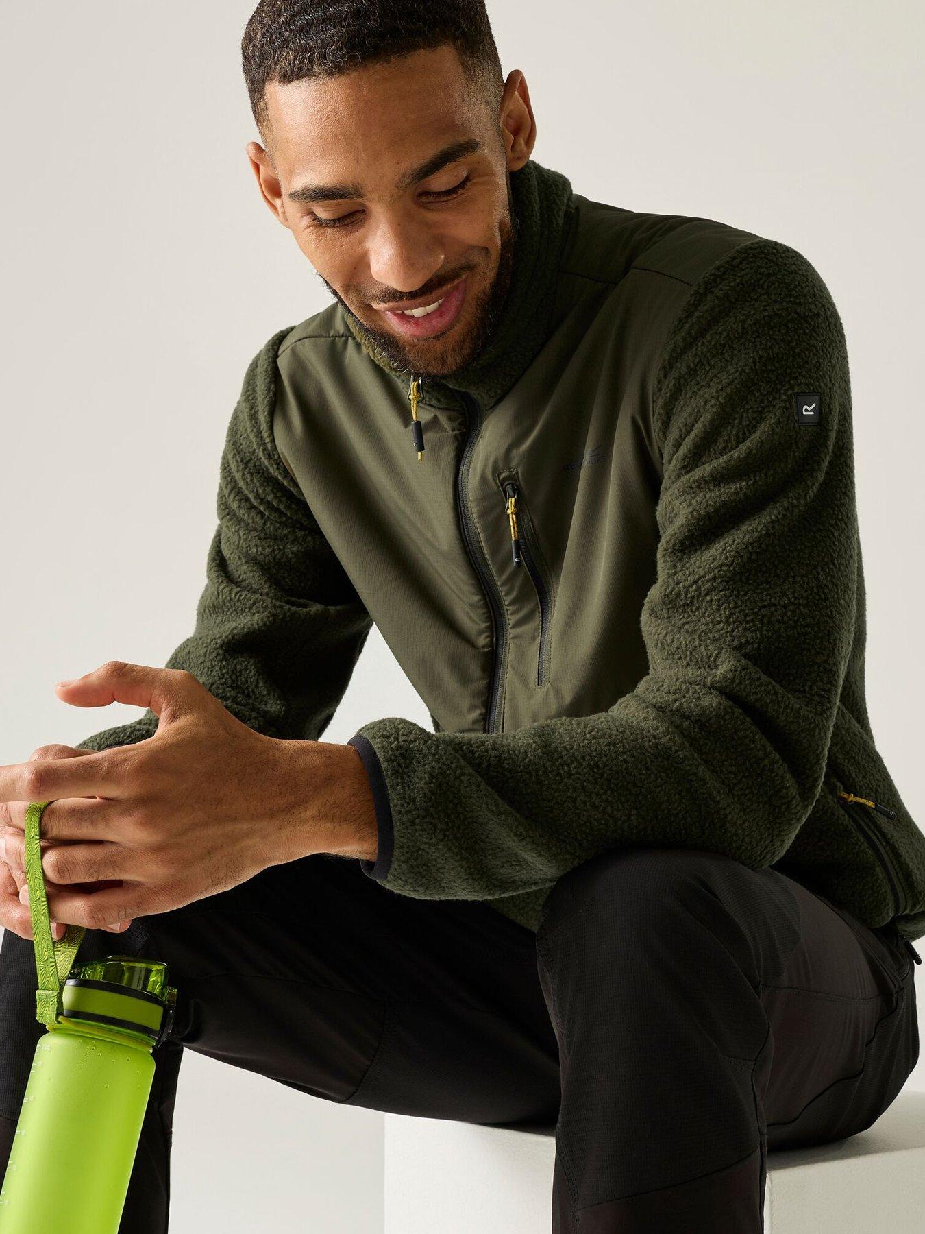 Image 2 of 7 of Regatta Mens Morran WR Water-Repellent Full Zip Fleece - Khaki