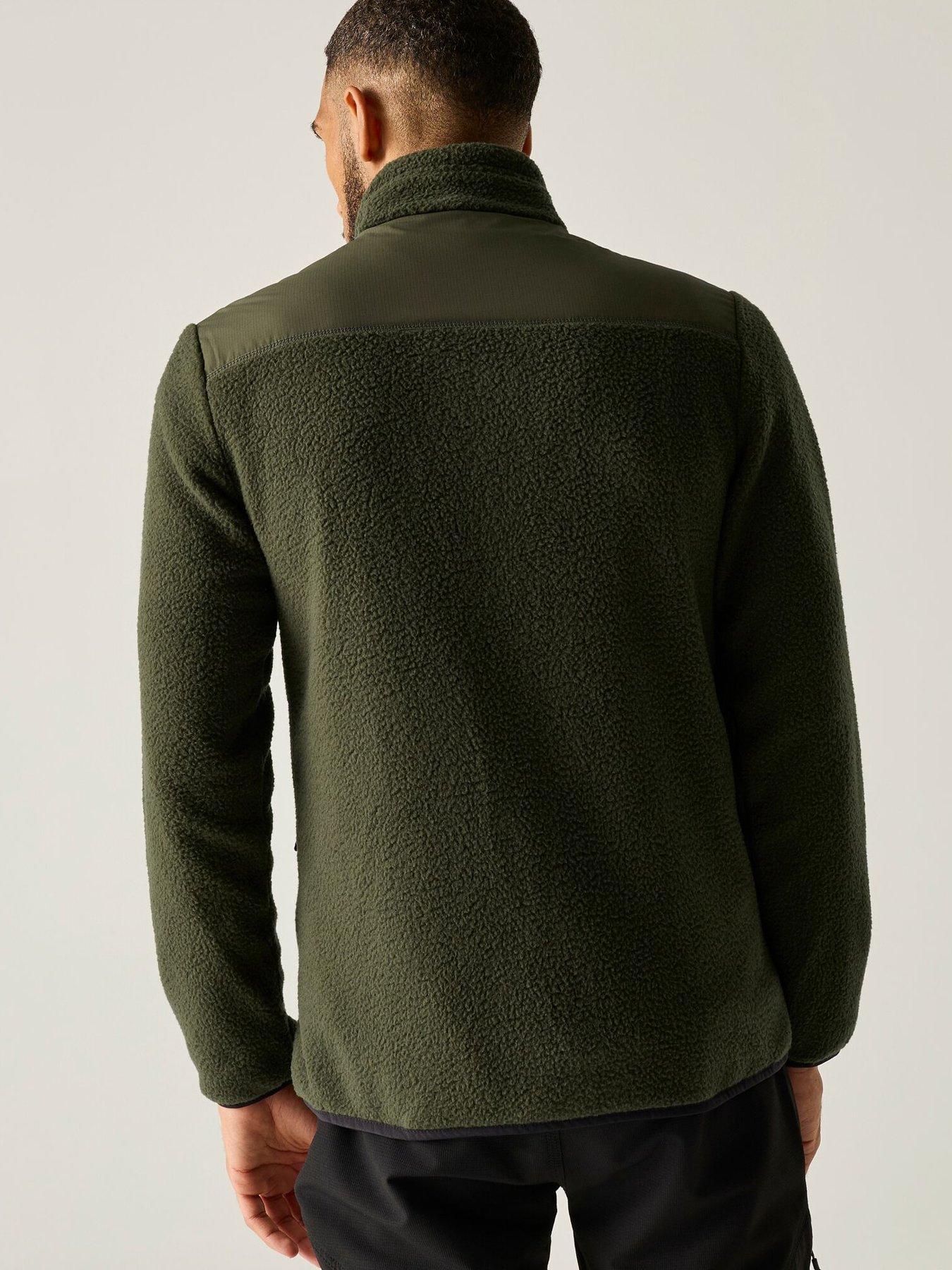 Image 3 of 7 of Regatta Mens Morran WR Water-Repellent Full Zip Fleece - Khaki