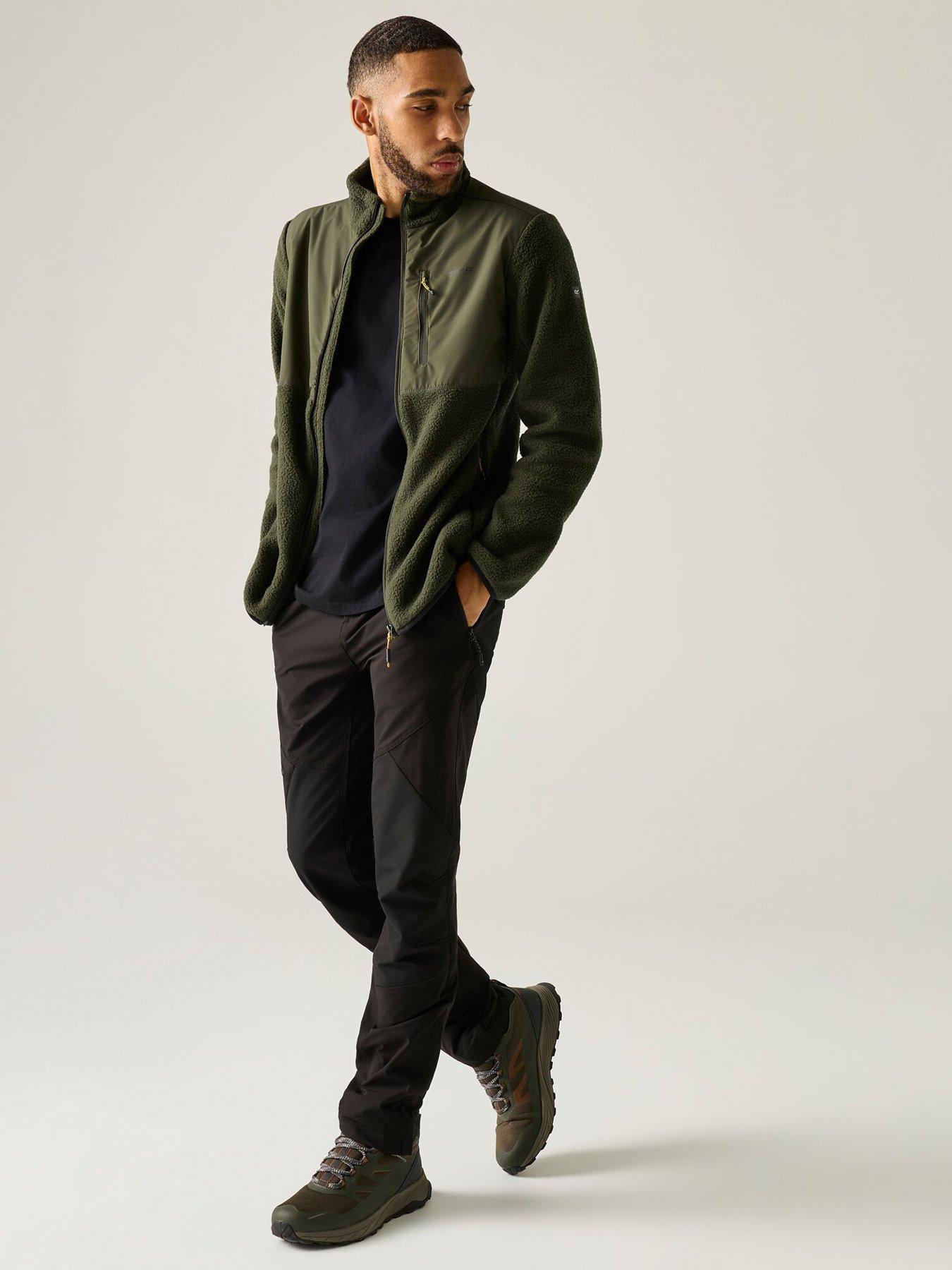 Image 5 of 7 of Regatta Mens Morran WR Water-Repellent Full Zip Fleece - Khaki
