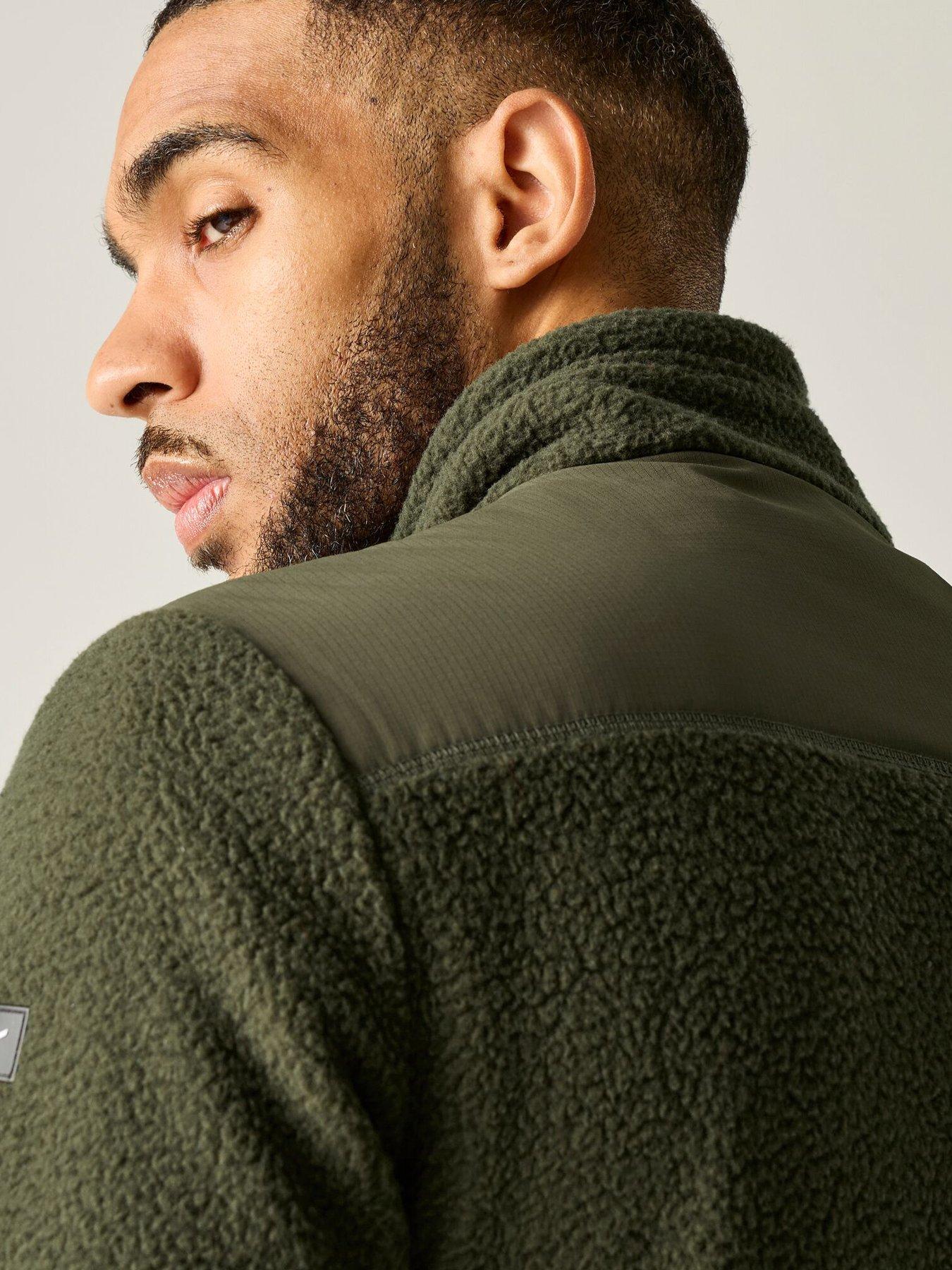 Image 6 of 7 of Regatta Mens Morran WR Water-Repellent Full Zip Fleece - Khaki