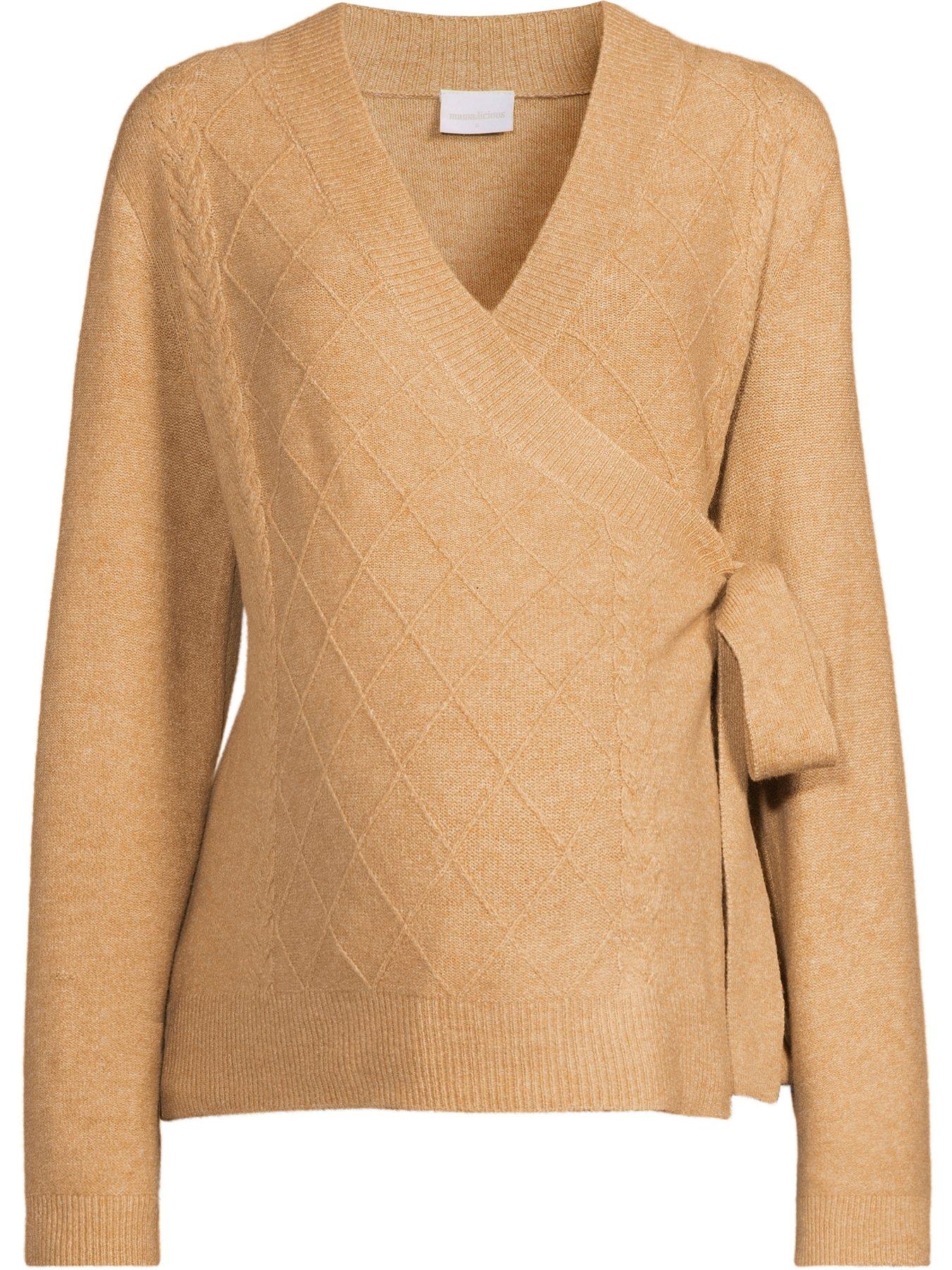 Image 5 of 5 of Mamalicious Mlgemma Tess L/s Knit Top 2f