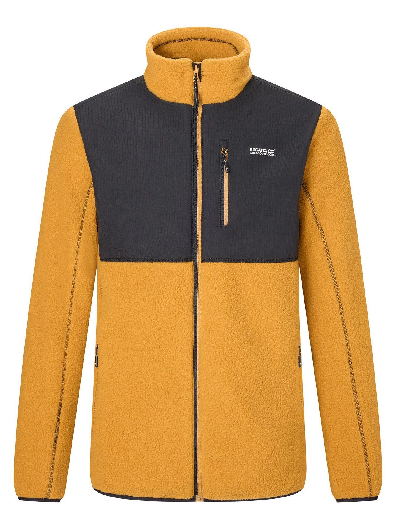Image 7 of 7 of Regatta Mens Morran WR Full Zip Chest Pocket Fleece - Brown/Black