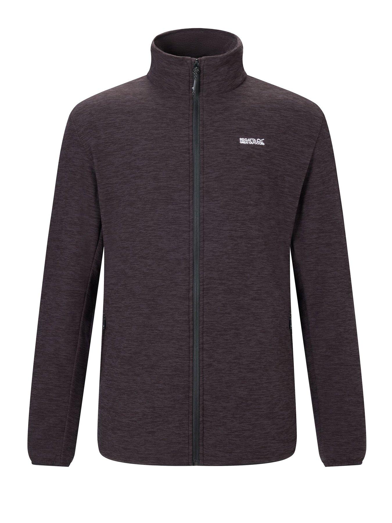 Image 7 of 7 of Regatta Mens Harrow Full Zip Zip Pocket Fleece - Black