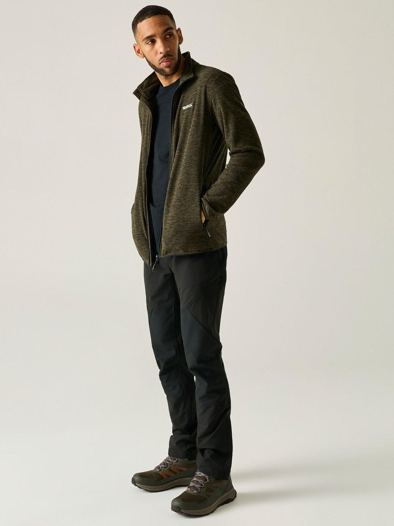 Image 2 of 6 of Regatta Regatta Mens Harrow Full Zip Stretch Fleece Jacket - Green
