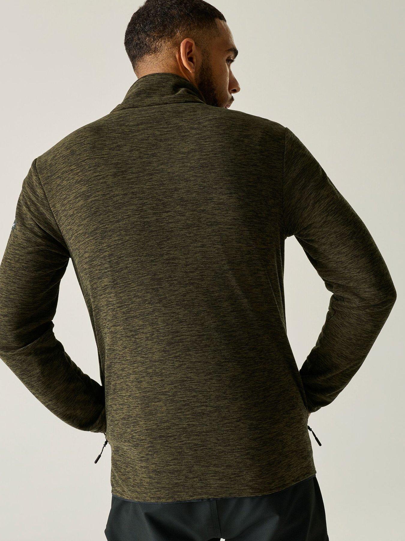Image 3 of 6 of Regatta Regatta Mens Harrow Full Zip Stretch Fleece Jacket - Green