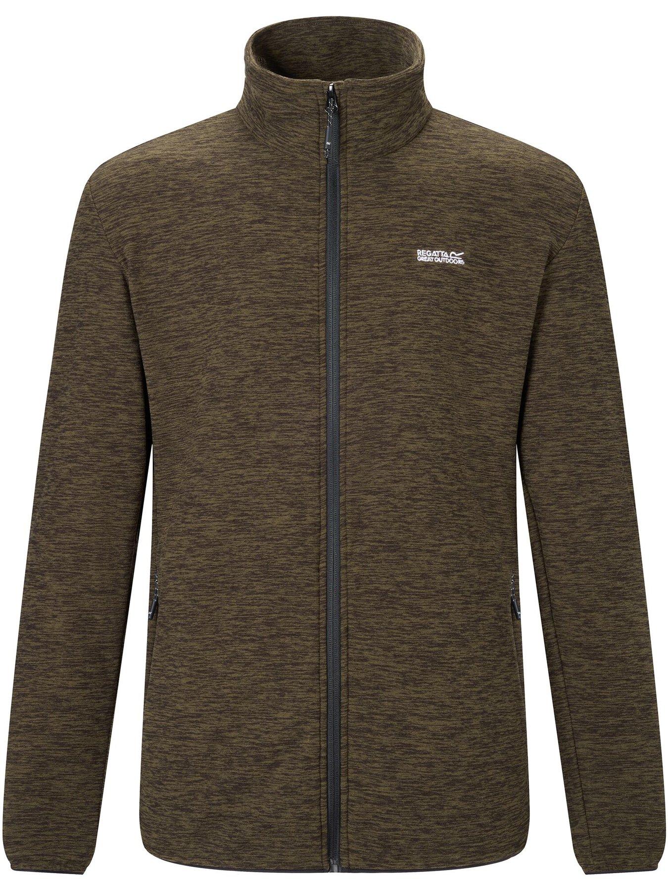 Image 6 of 6 of Regatta Regatta Mens Harrow Full Zip Stretch Fleece Jacket - Green