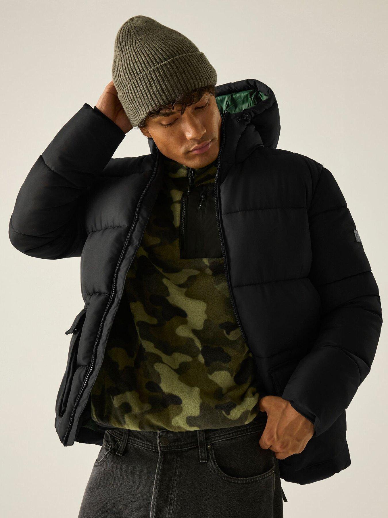 Regatta Men's Winter Waterproof Marek Short Padded Jacket - Black Medium - Image 4