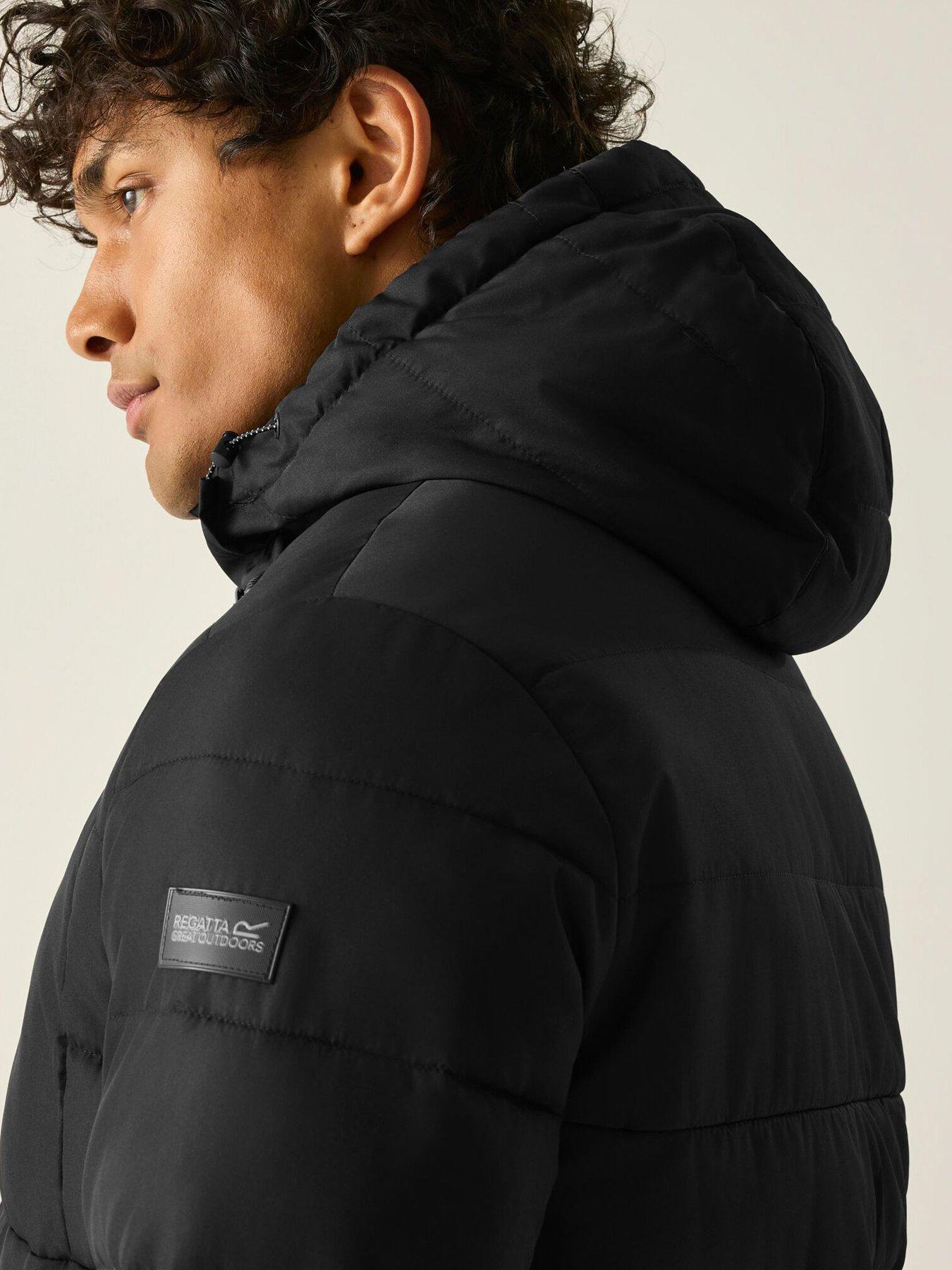 Image 6 of 7 of Regatta Mens Frankie Padded Baffled/quilted -black(iron)