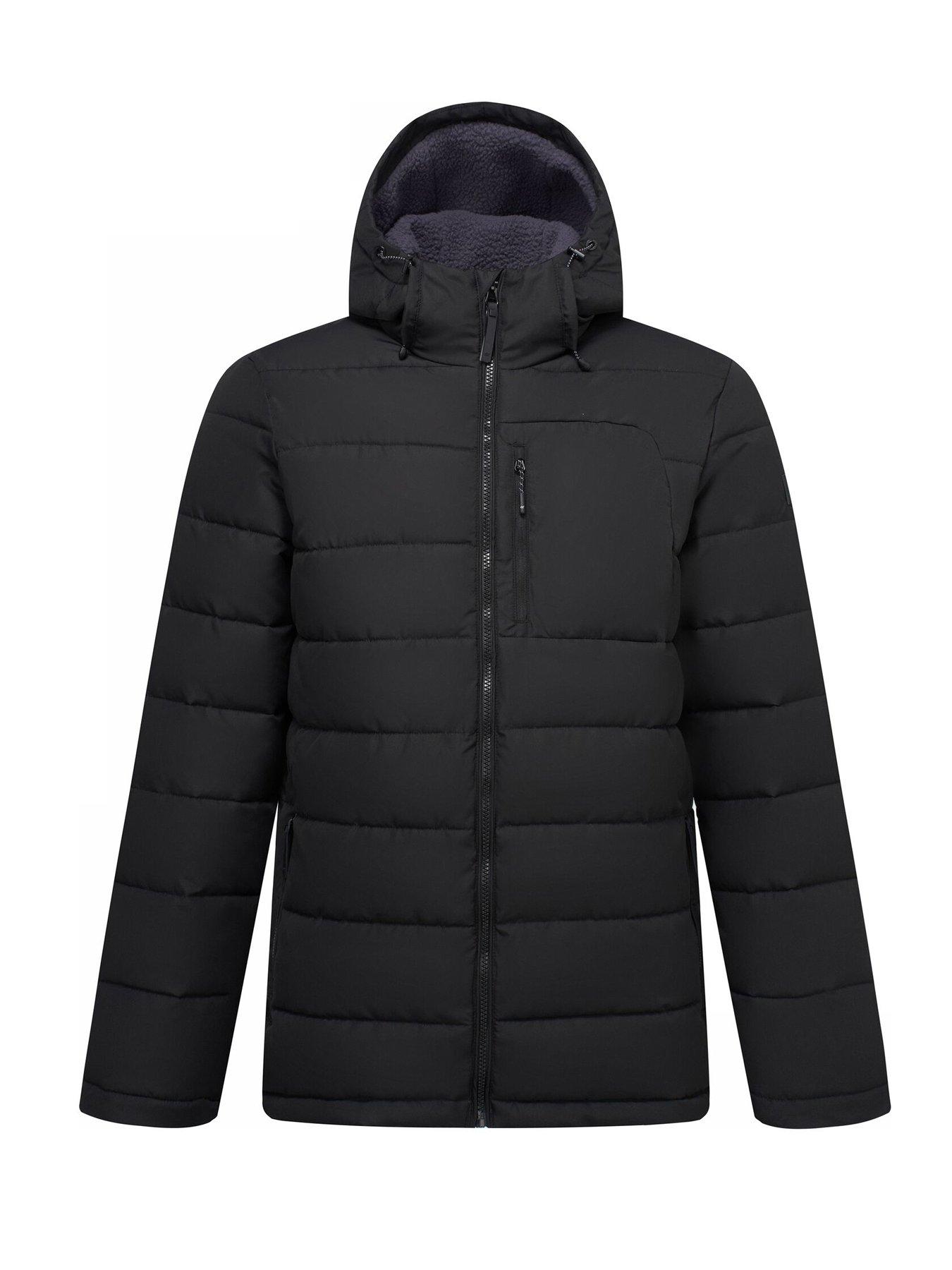Image 7 of 7 of Regatta Mens Frankie Padded Baffled/quilted -black(iron)