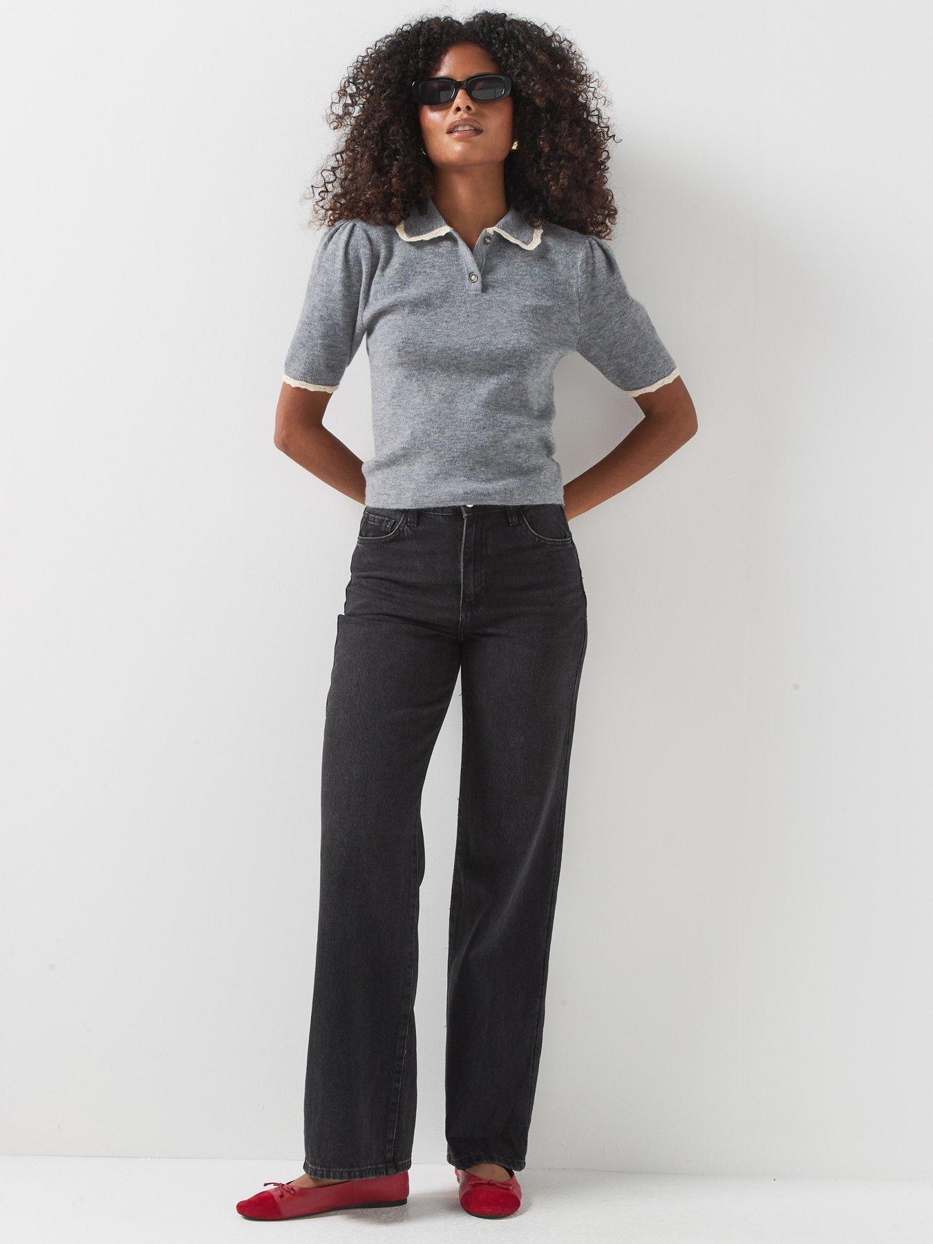 Image 3 of 5 of Vero Moda Vmella 2/4 Polo Pullover Boo
