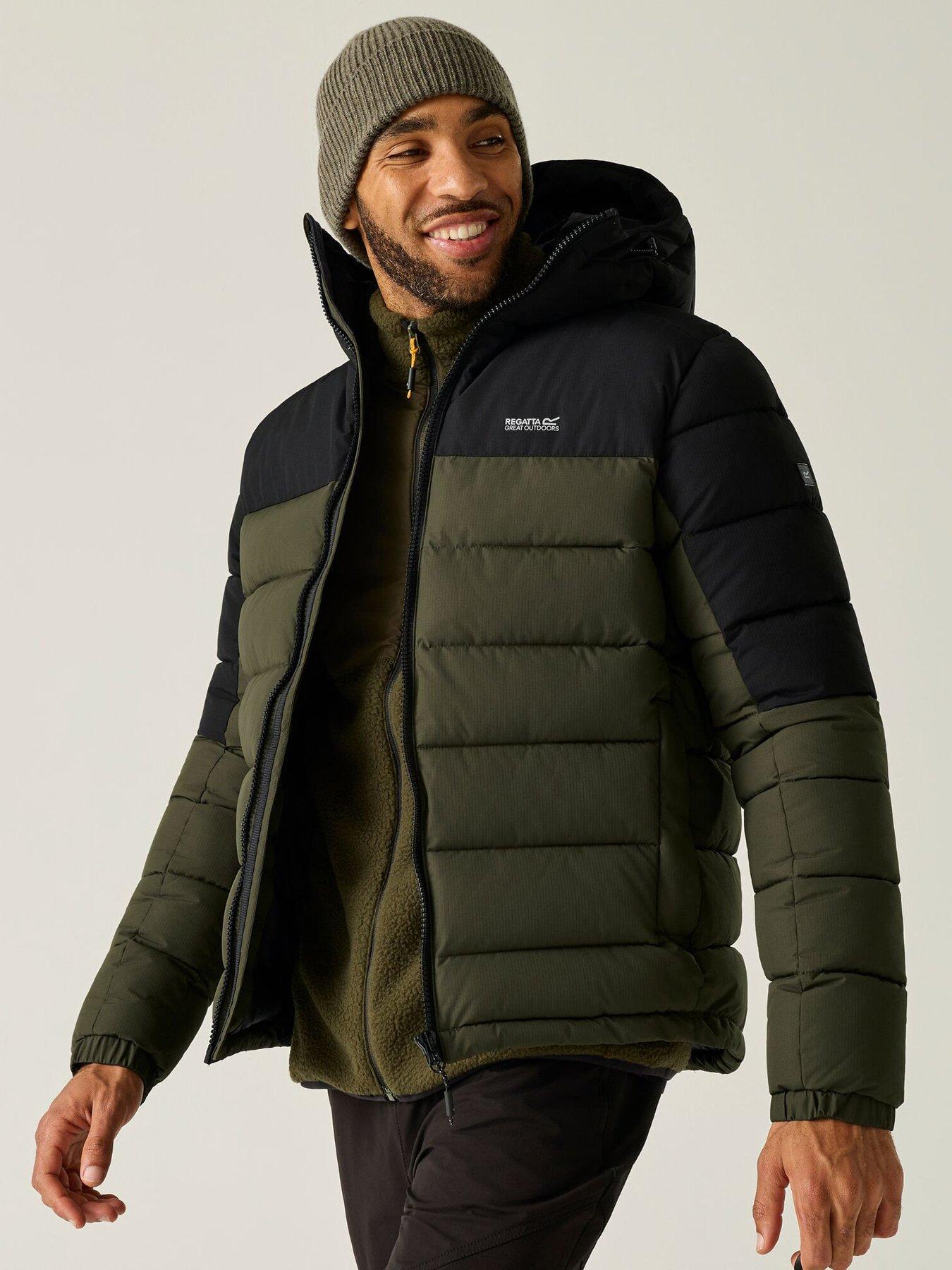 Image 1 of 7 of Regatta Mens Aldthorn Baffled/quilted -dark Khaki/black.