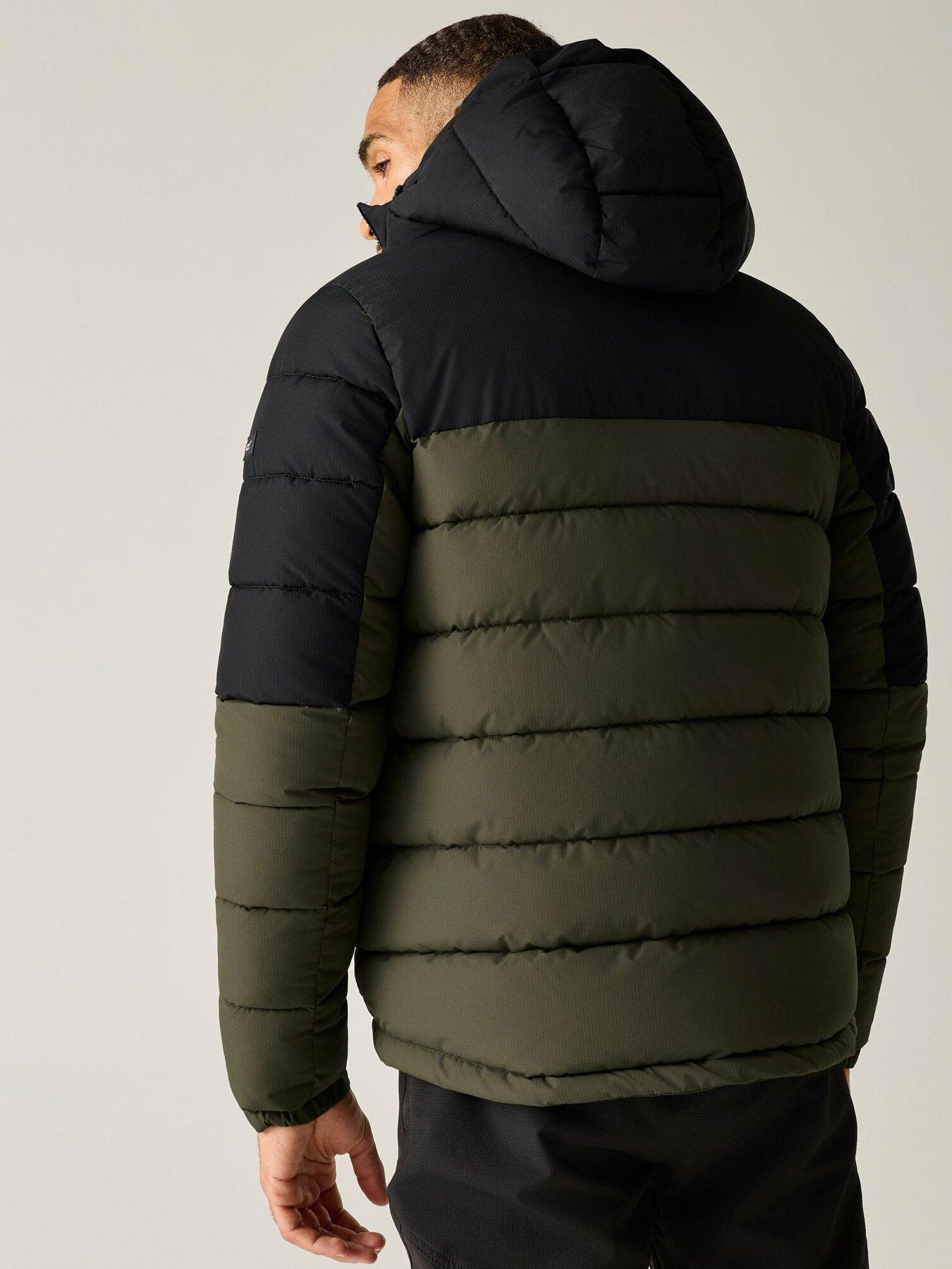 Image 3 of 7 of Regatta Mens Aldthorn Baffled/quilted -dark Khaki/black.