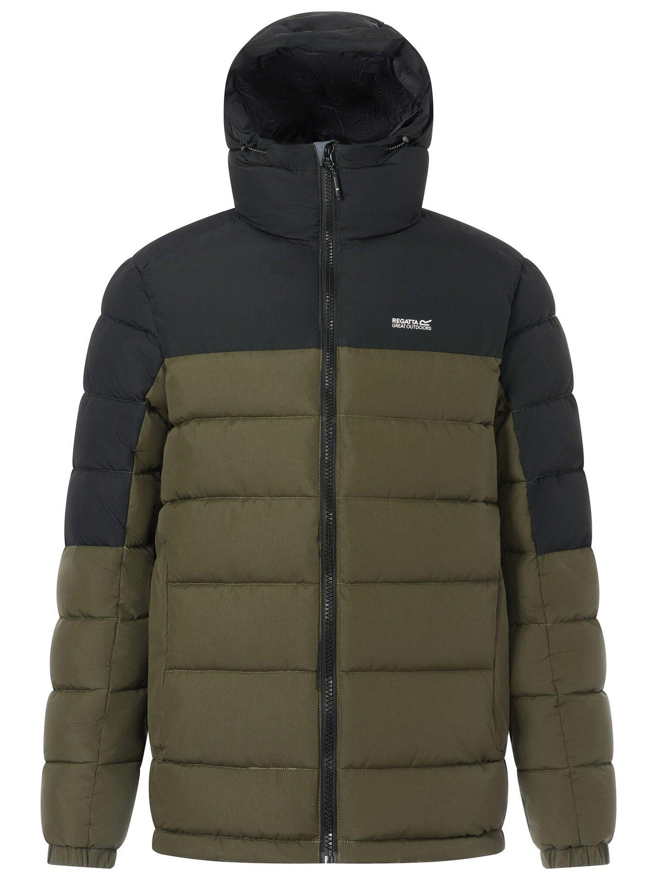 Image 7 of 7 of Regatta Mens Aldthorn Baffled/quilted -dark Khaki/black.