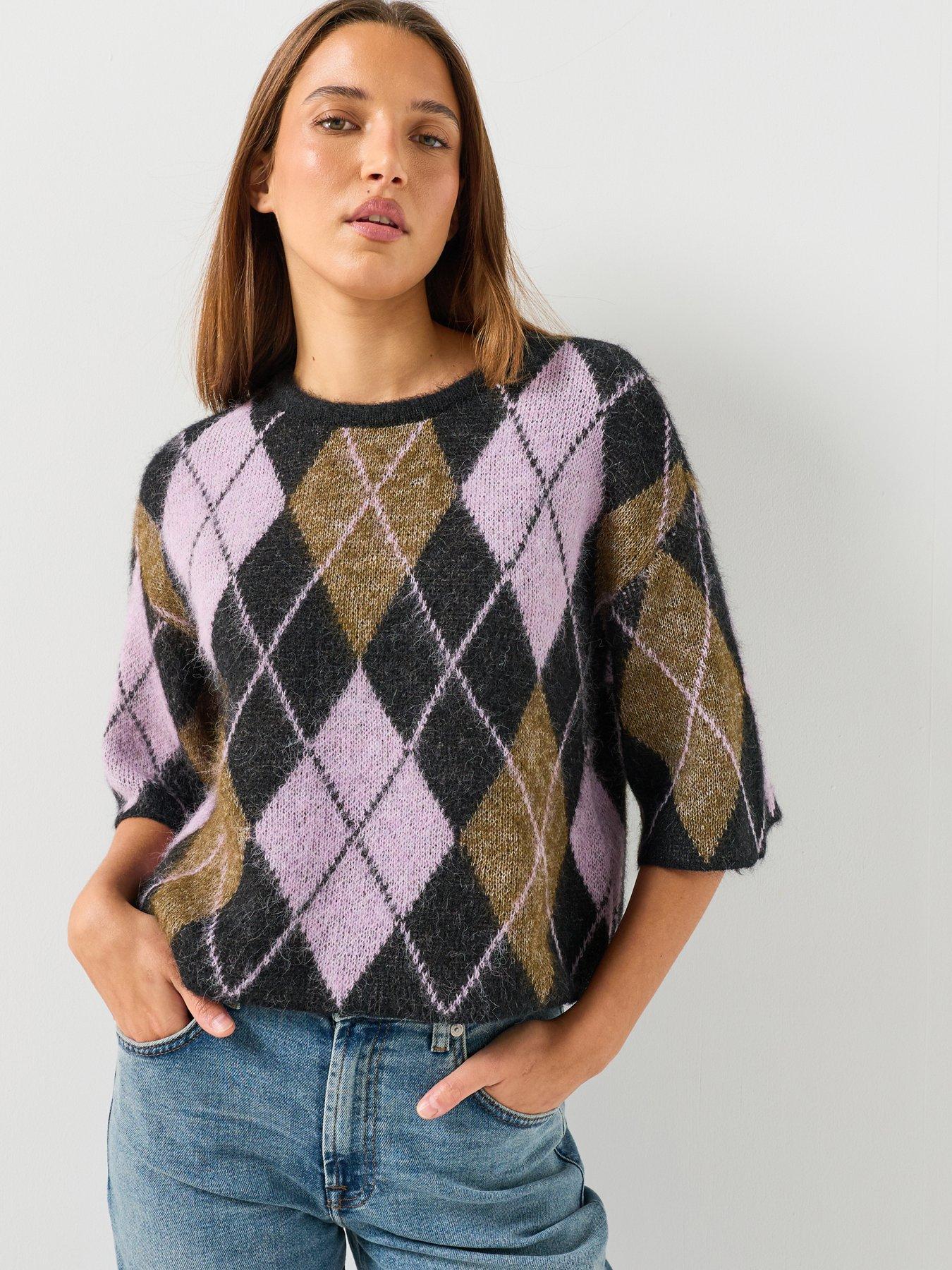 Image 1 of 5 of Only Noeme Pattern Knit Jumper