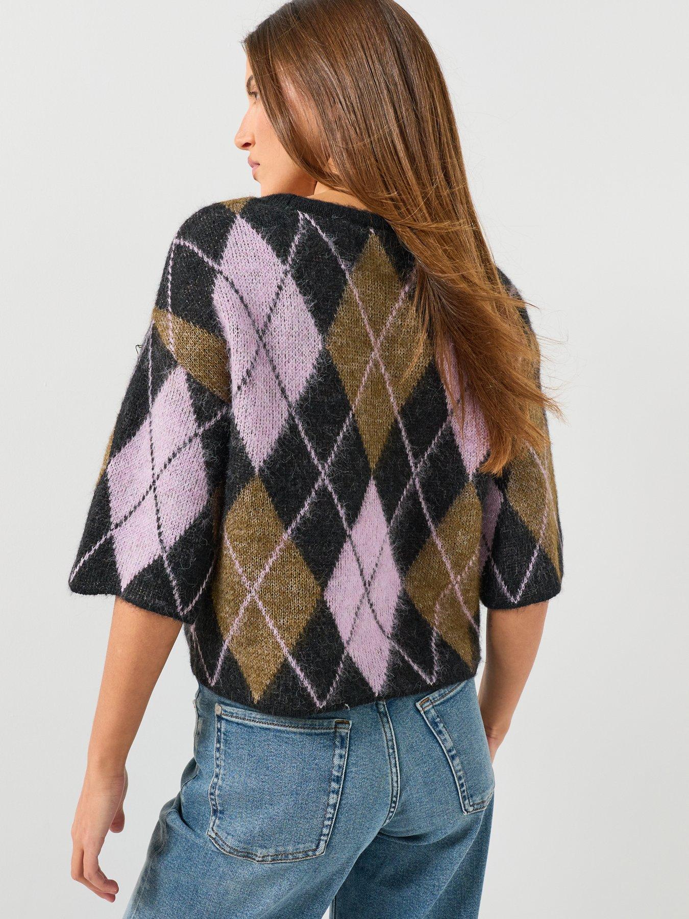 Image 2 of 5 of Only Noeme Pattern Knit Jumper