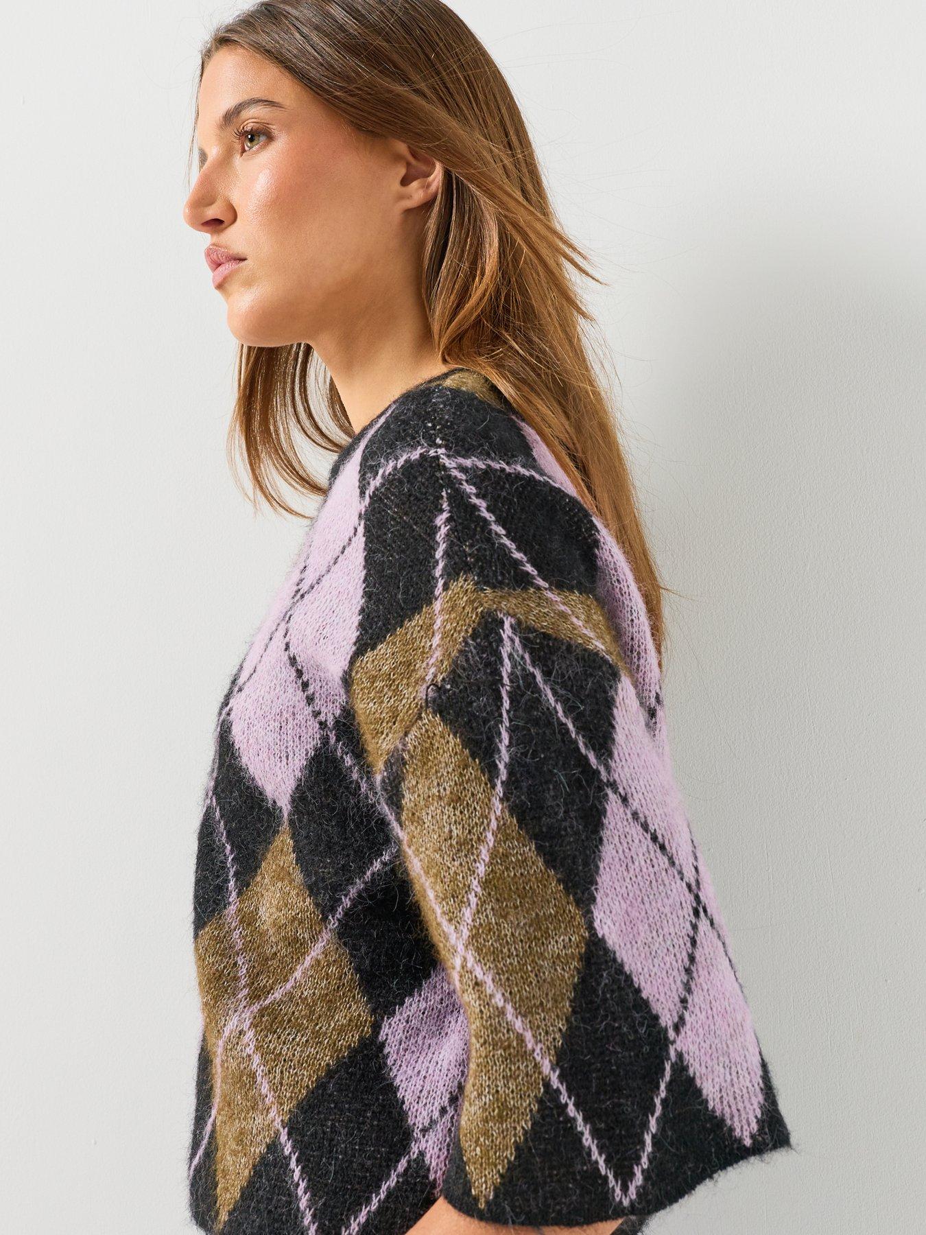 Image 4 of 5 of Only Noeme Pattern Knit Jumper