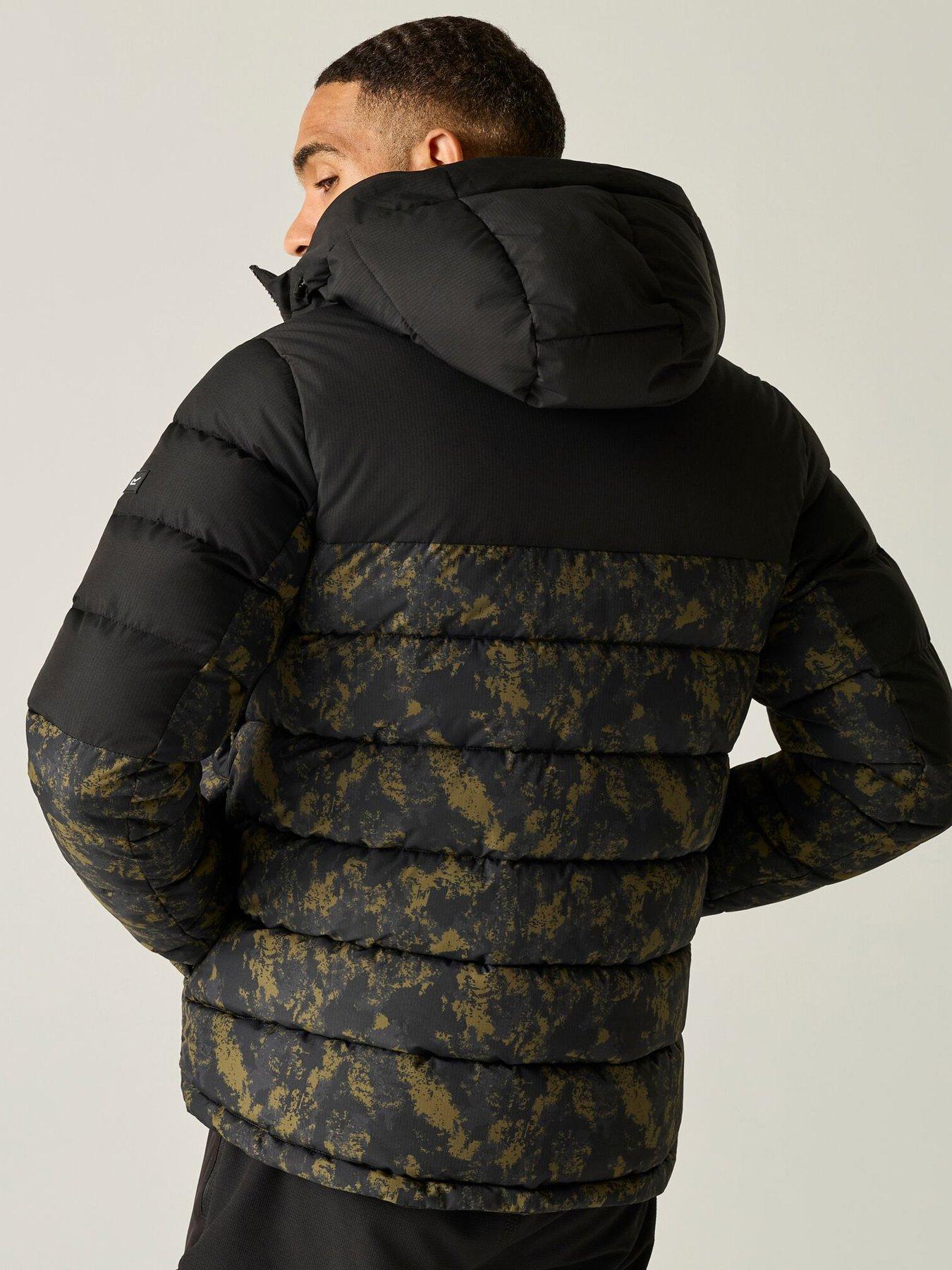 Image 2 of 7 of Regatta Mens Aldthorn Baffled/quilted -textured Print/black.